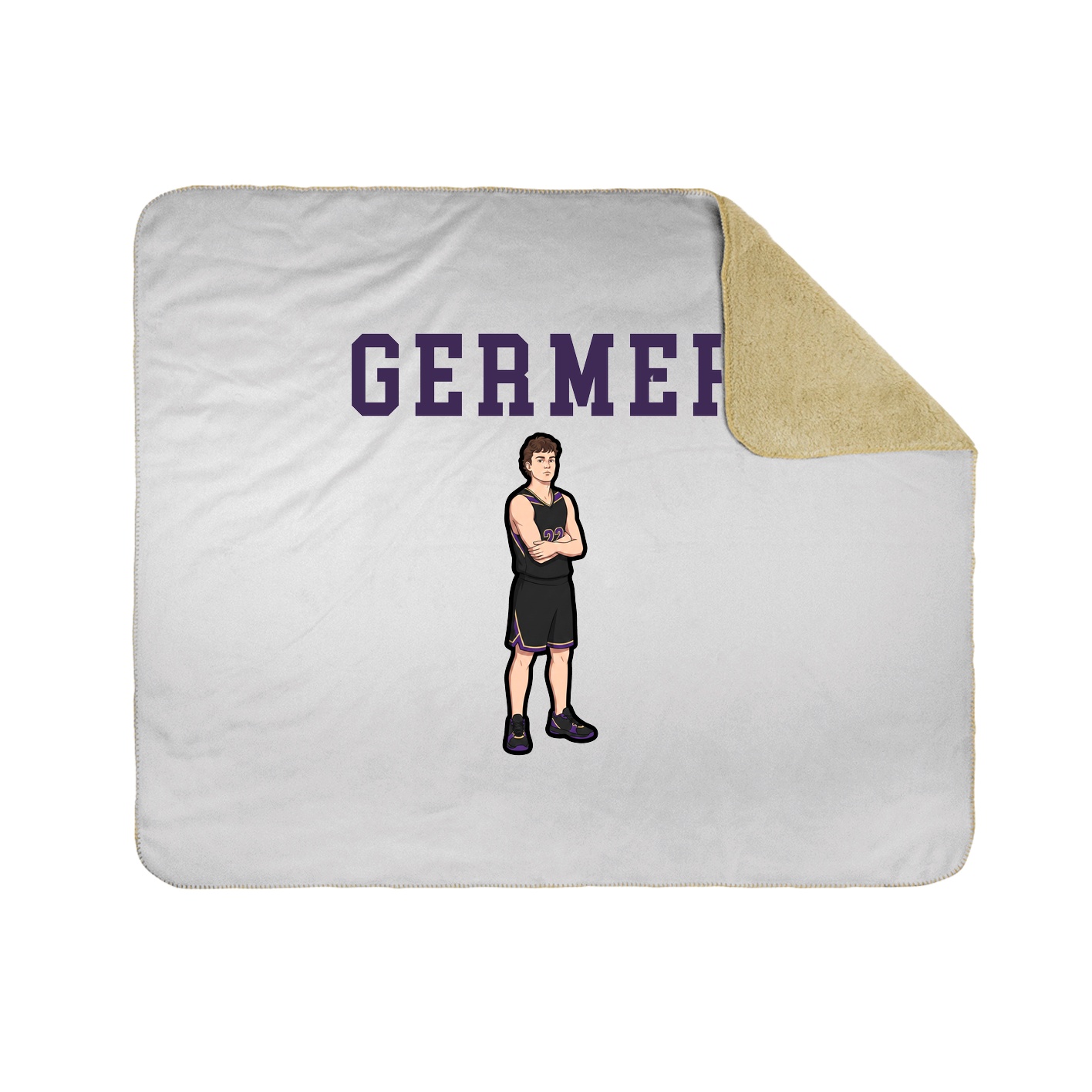 Throw Blanket — Shirsey in White
