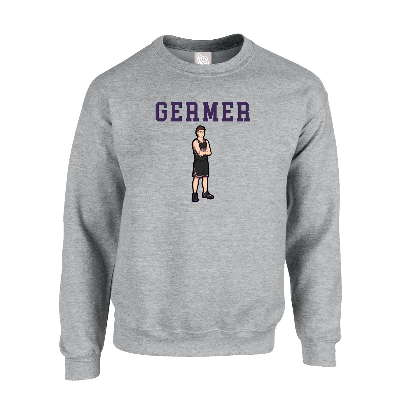 Fleece Crew — Shirsey in Grey