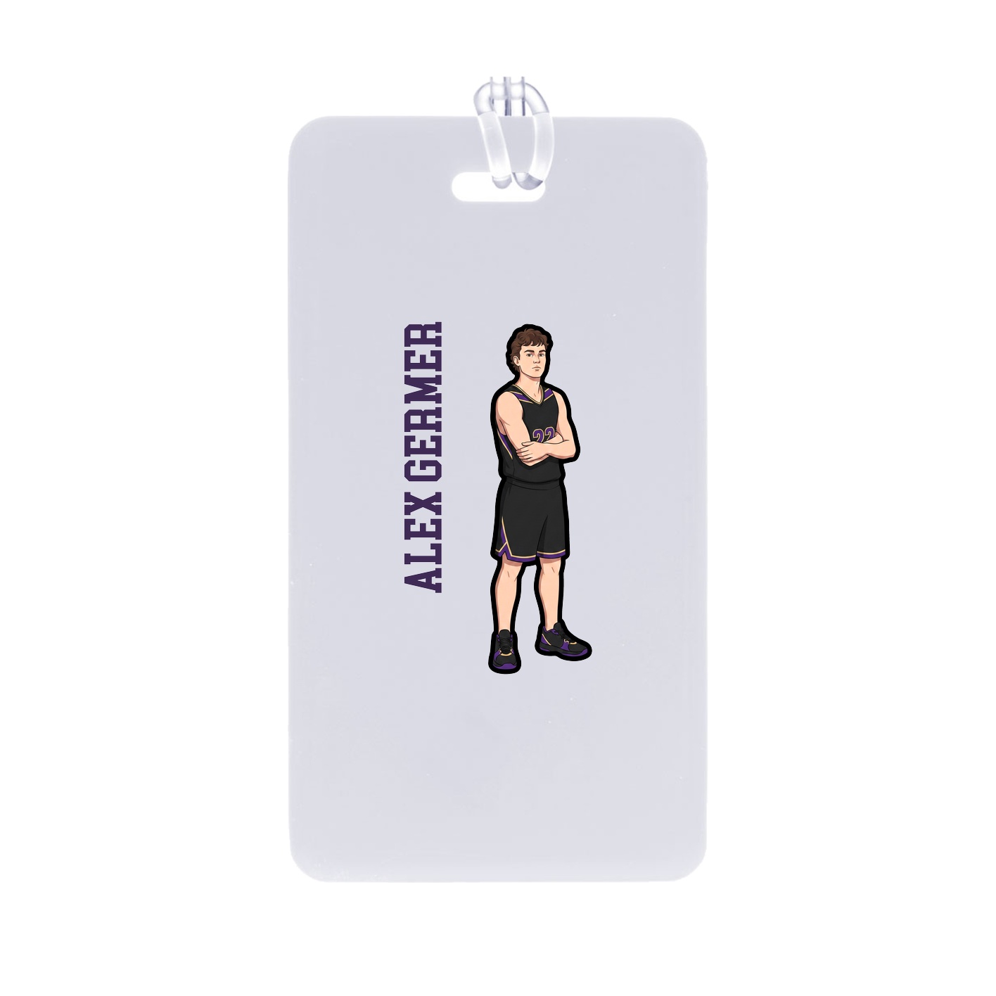 Bag Tag — Name Vertical in Classic
