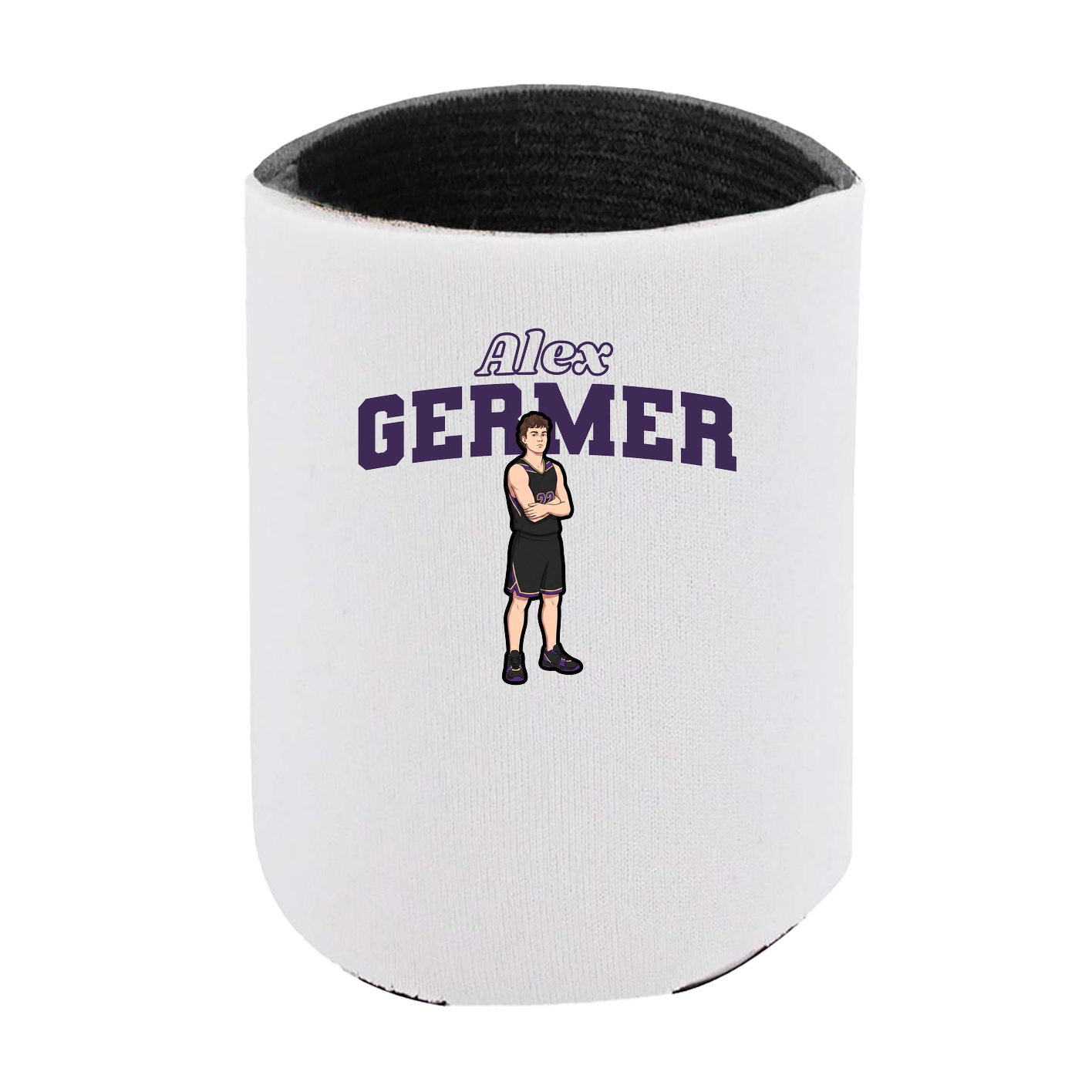 Can Holder — Name Arch in White