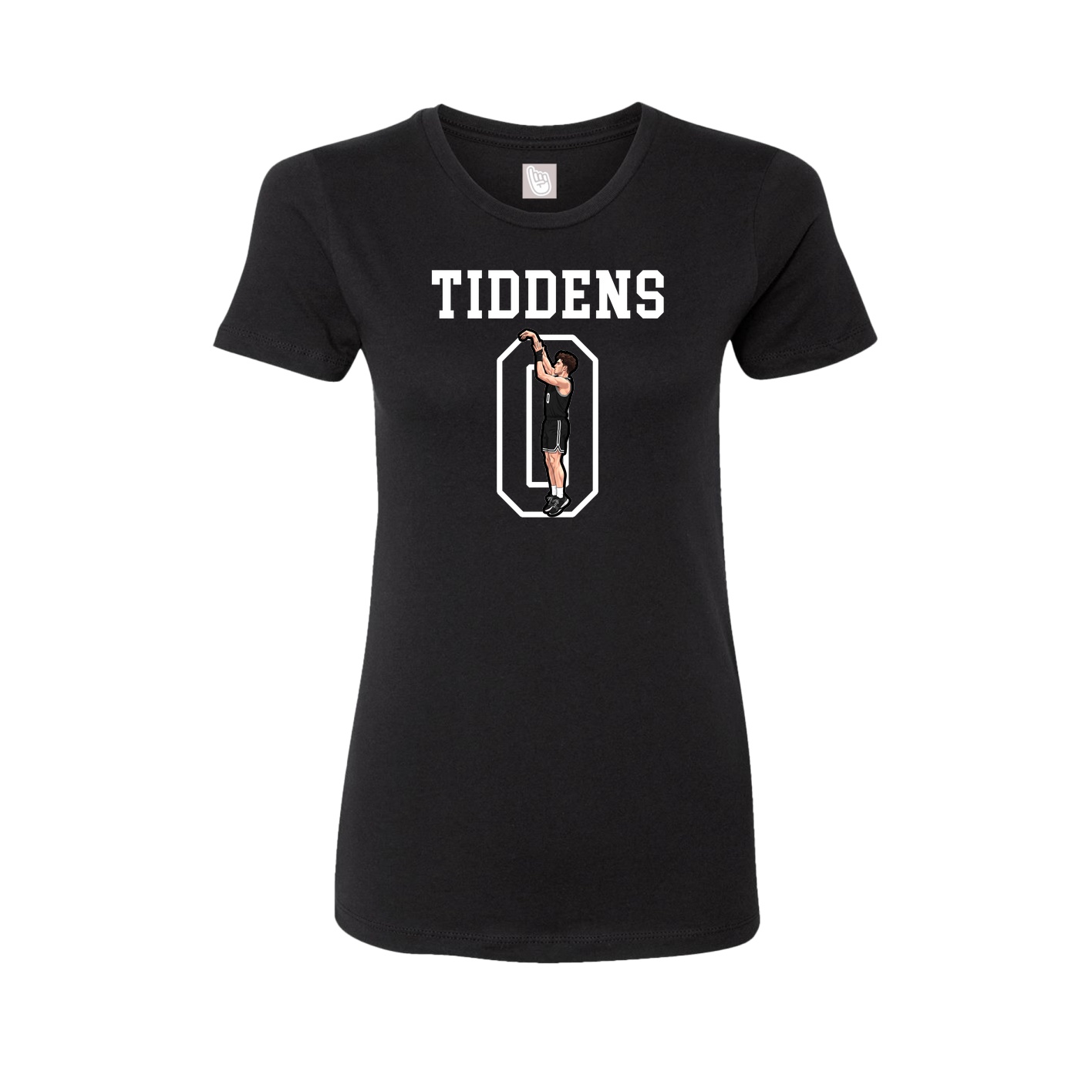 Fitted Women's Tee — Shirsey in Black