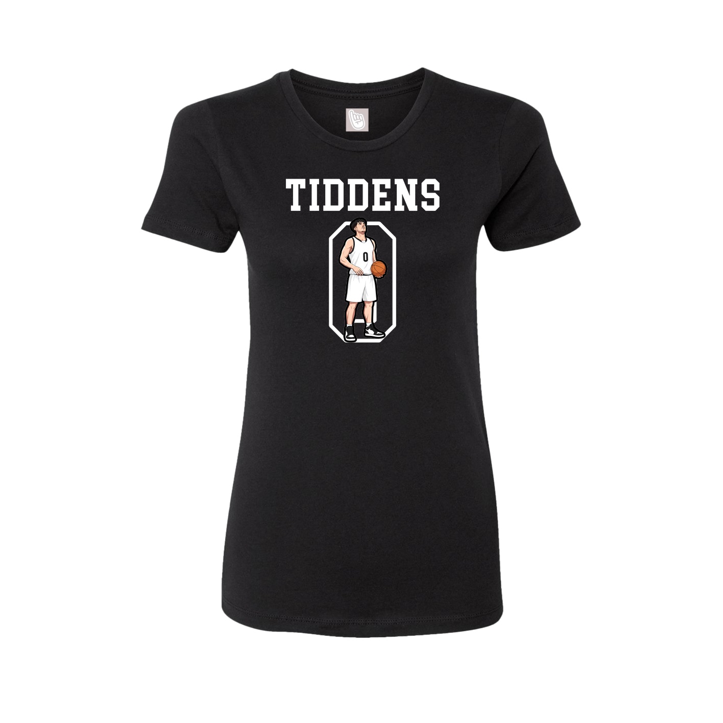 Fitted Women's Tee — Shirsey in Black