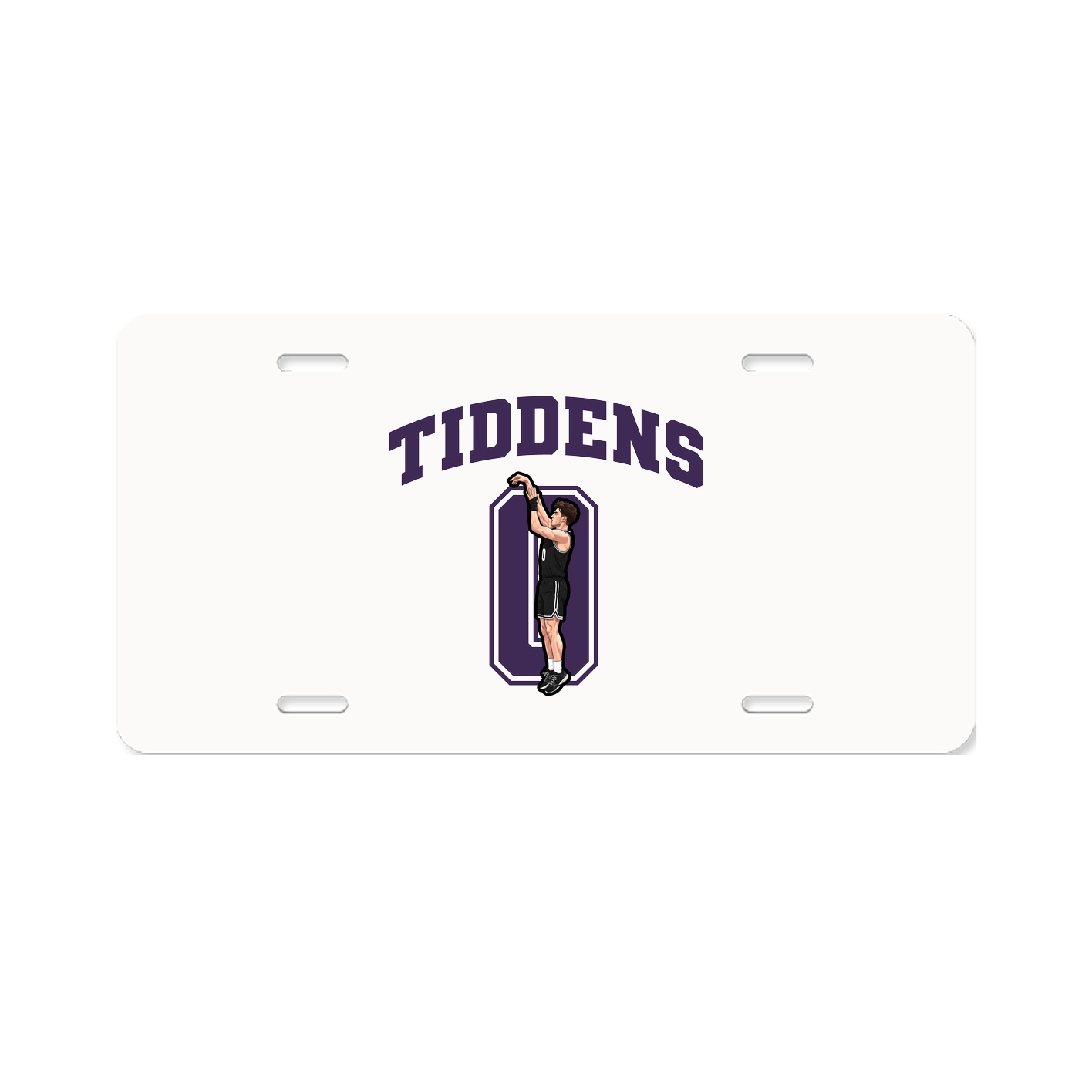 License Plate — Number in Classic