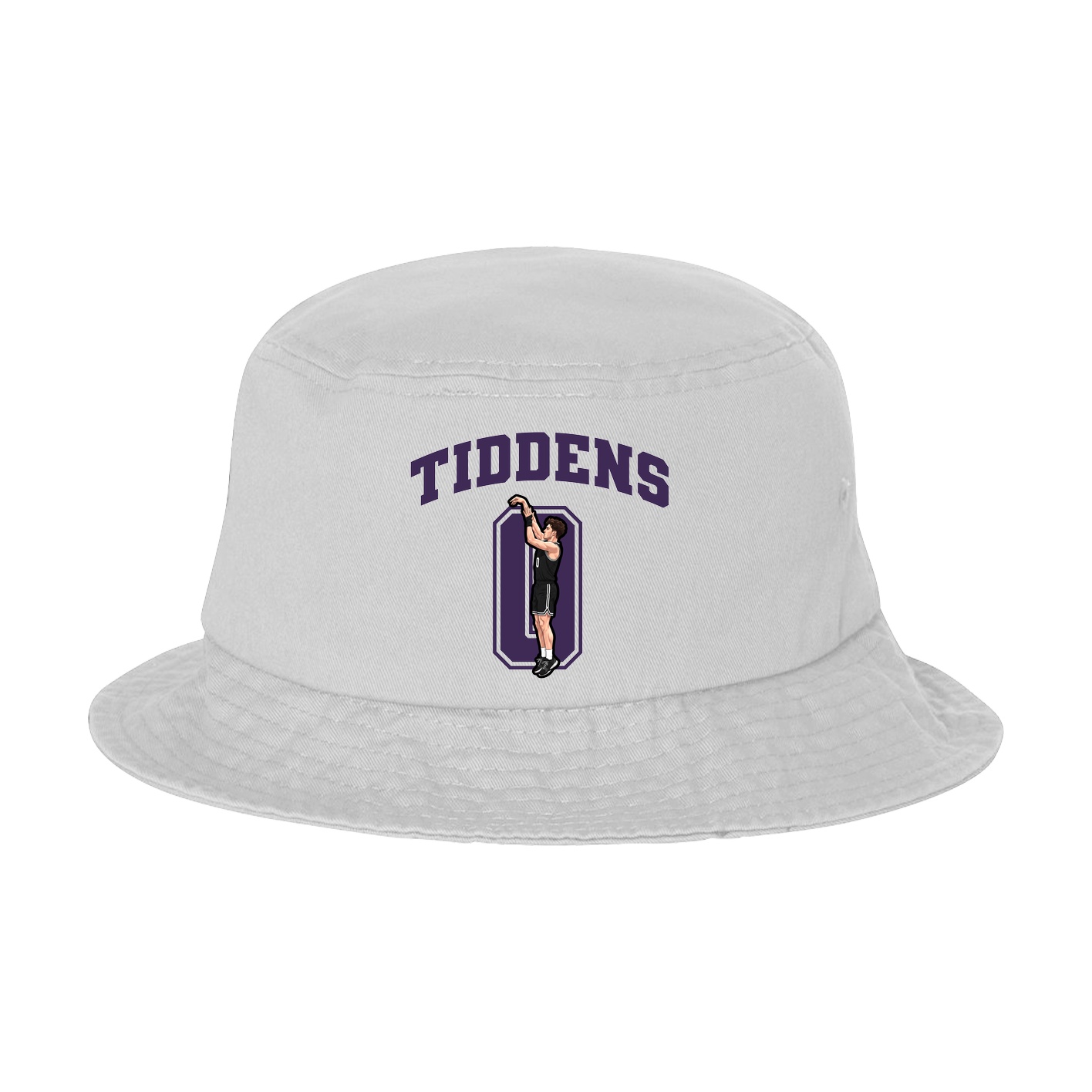 Bucket Cap — Number in White