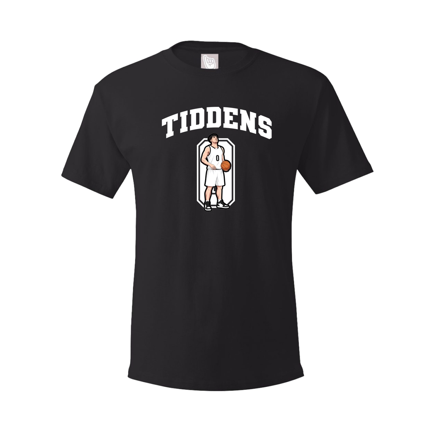 Youth Tee — Number in Black