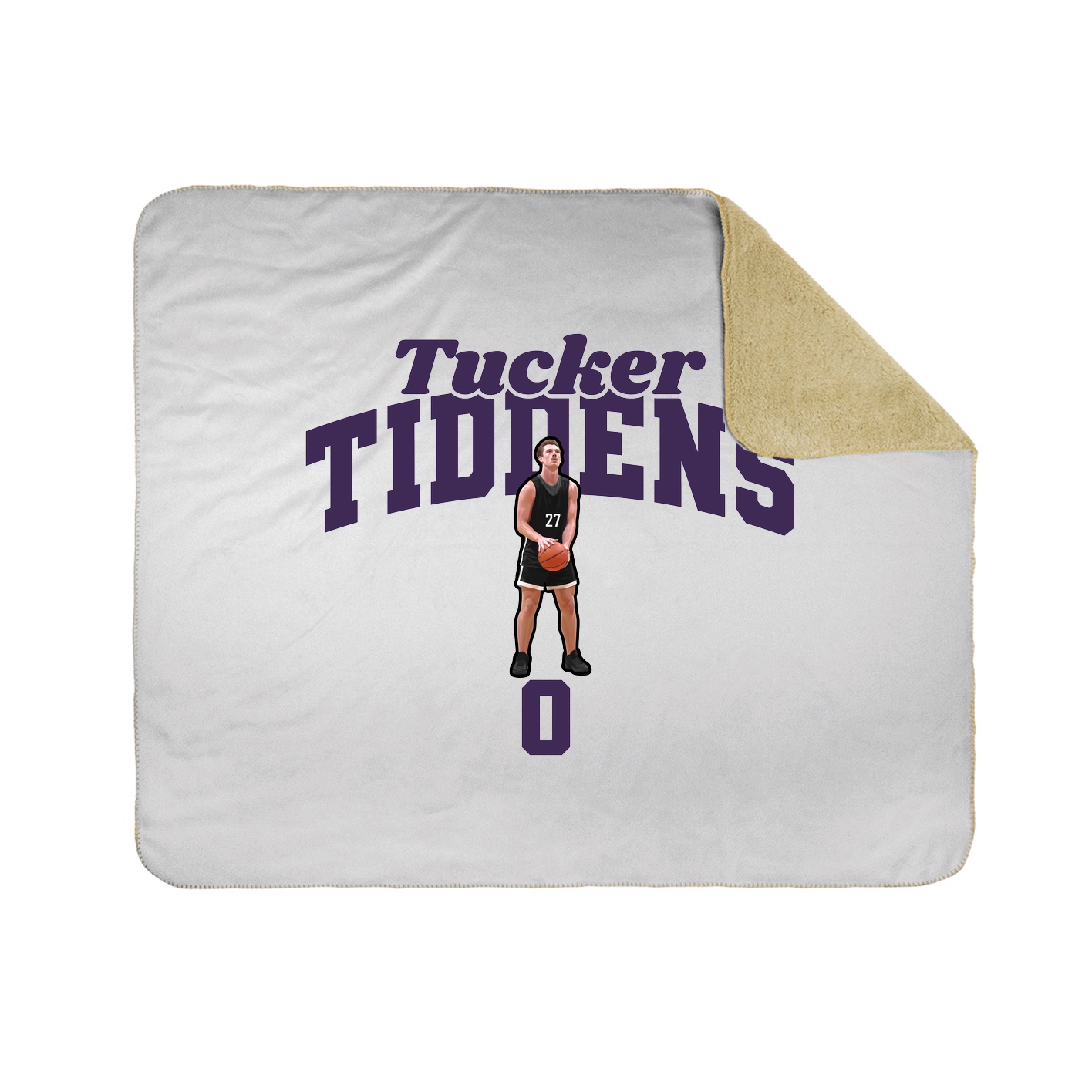 Throw Blanket — Signature Arch in White