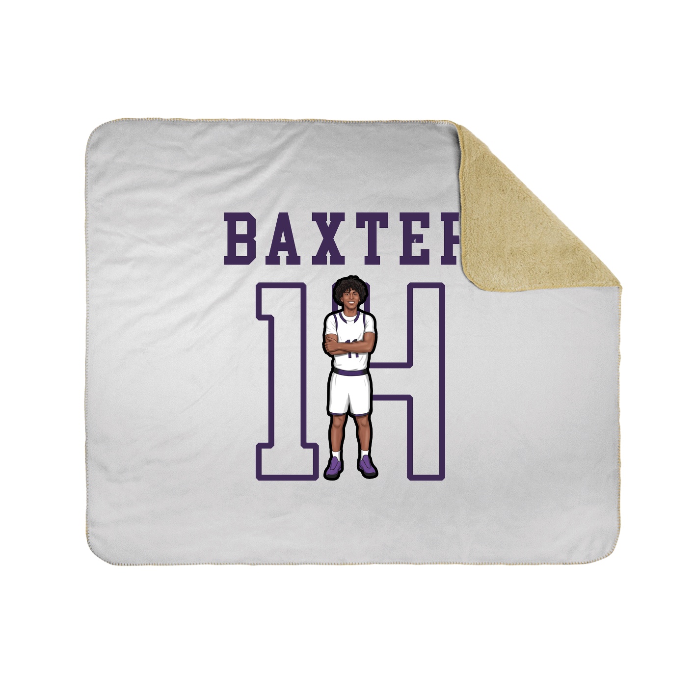 Throw Blanket — Shirsey in White