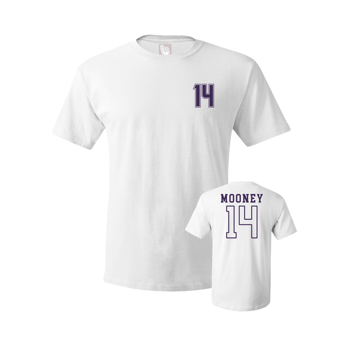 Youth Tee — Chest Back in White