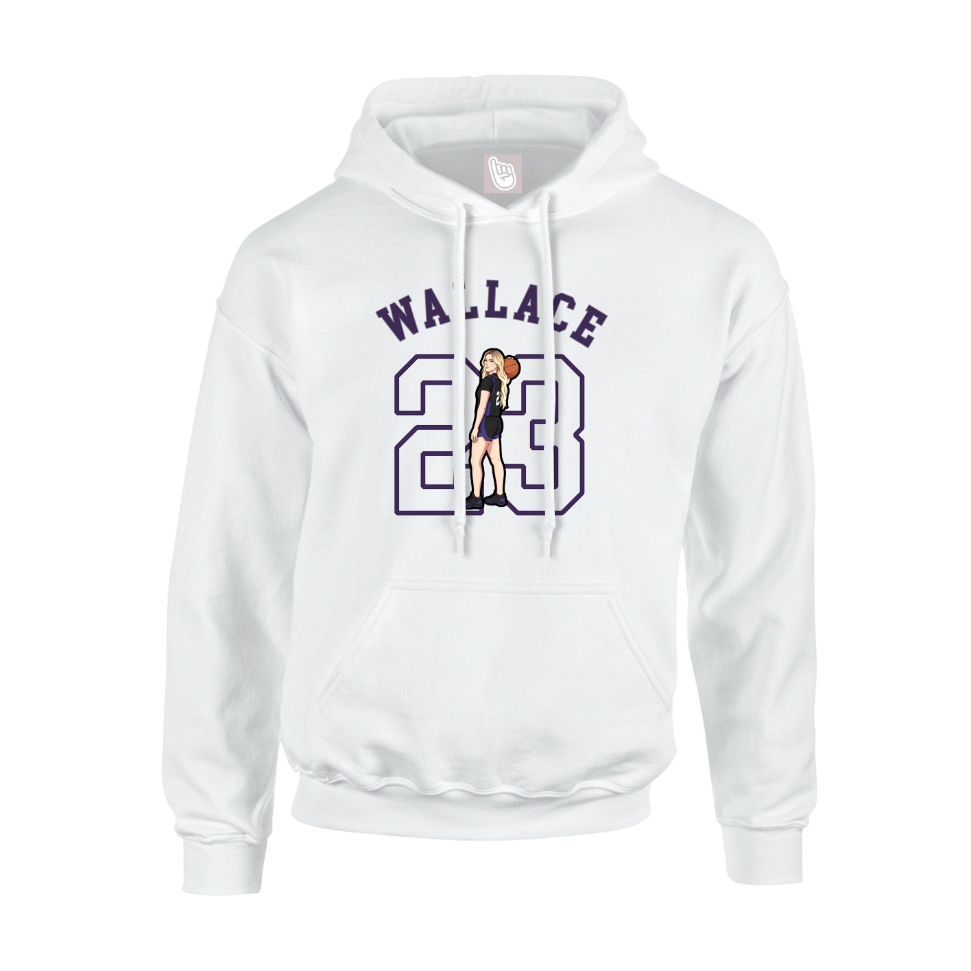 Hoodie — Shirsey Arch in White