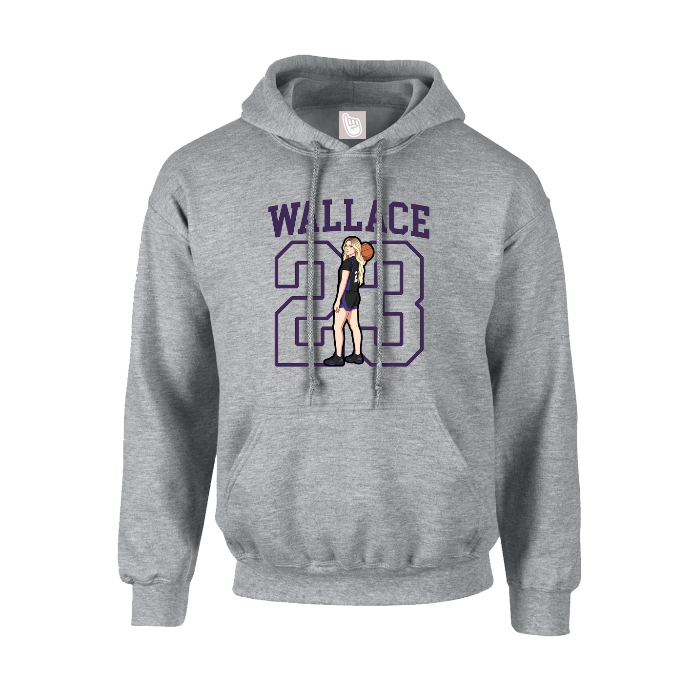 Hoodie — Shirsey in Grey