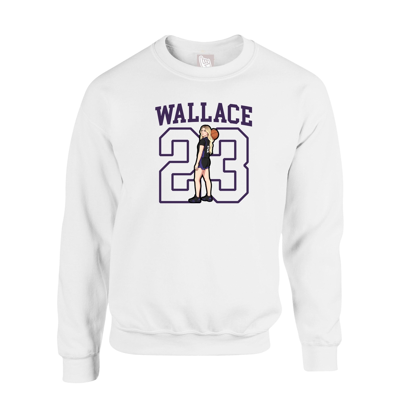 Fleece Crew — Shirsey in White