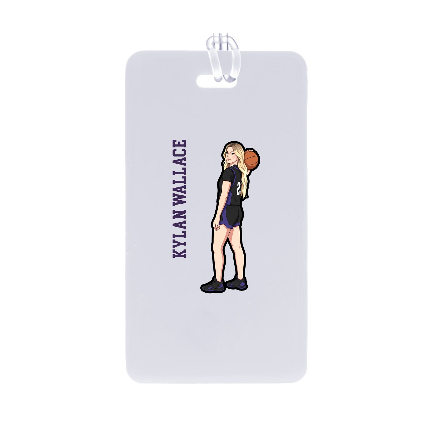 Bag Tag — Name Vertical in Classic