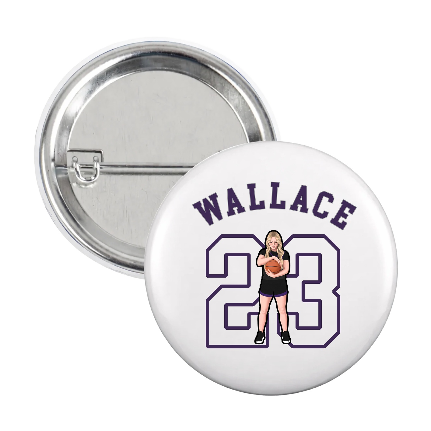 Game Day Button — Shirsey Arch in White