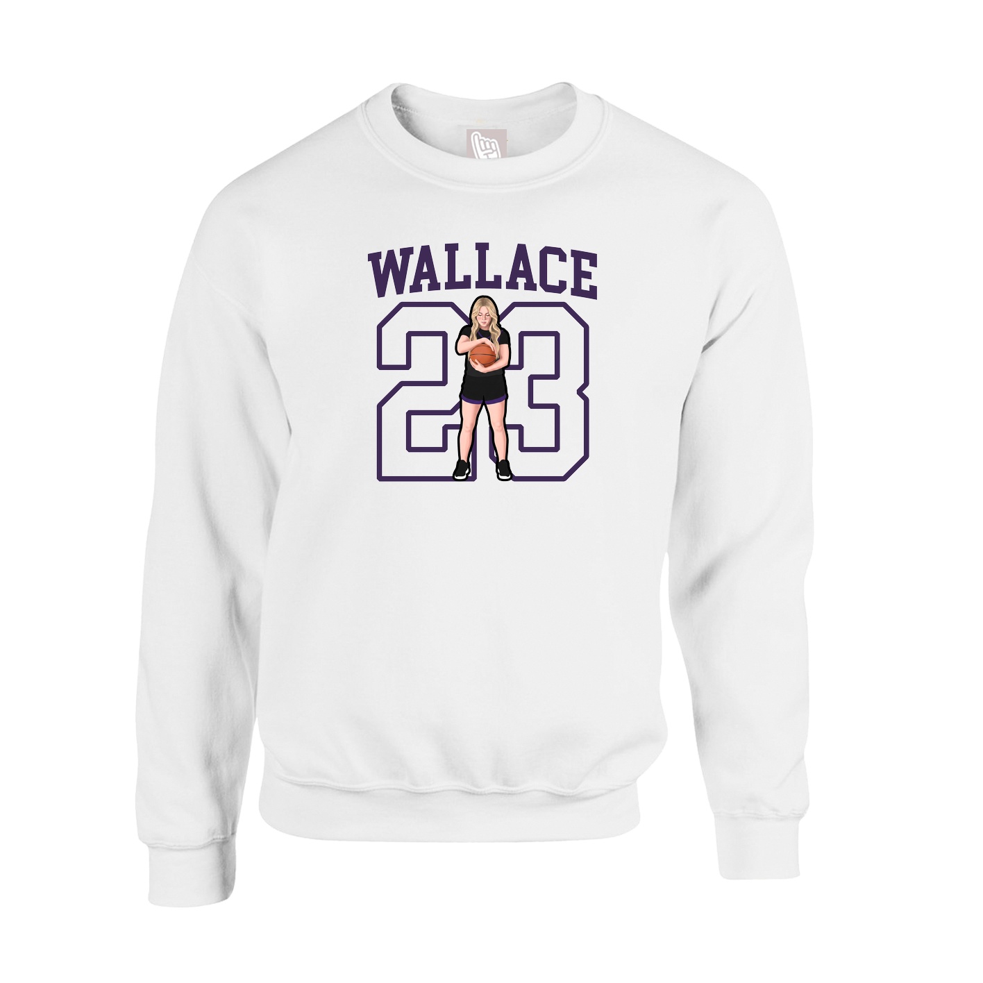 Fleece Crew — Shirsey in White
