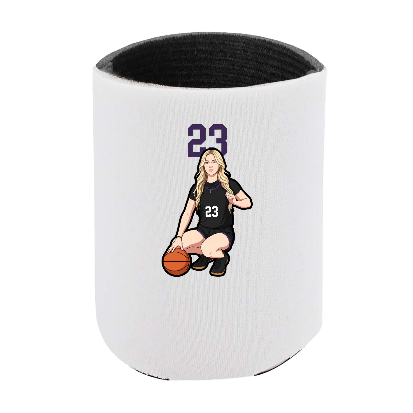 Can Holder — Number Top in White