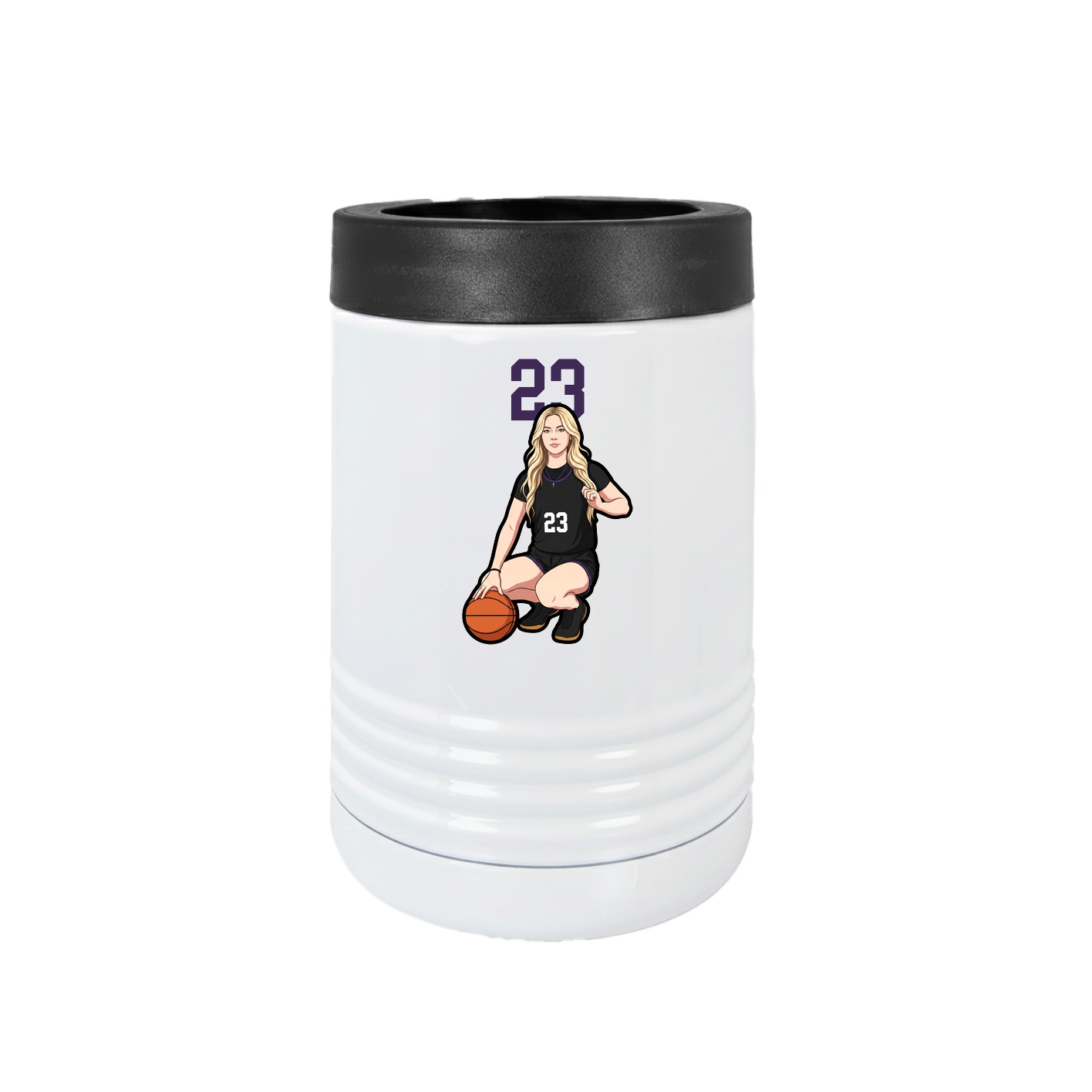 Beverage Holder — Number Top in White