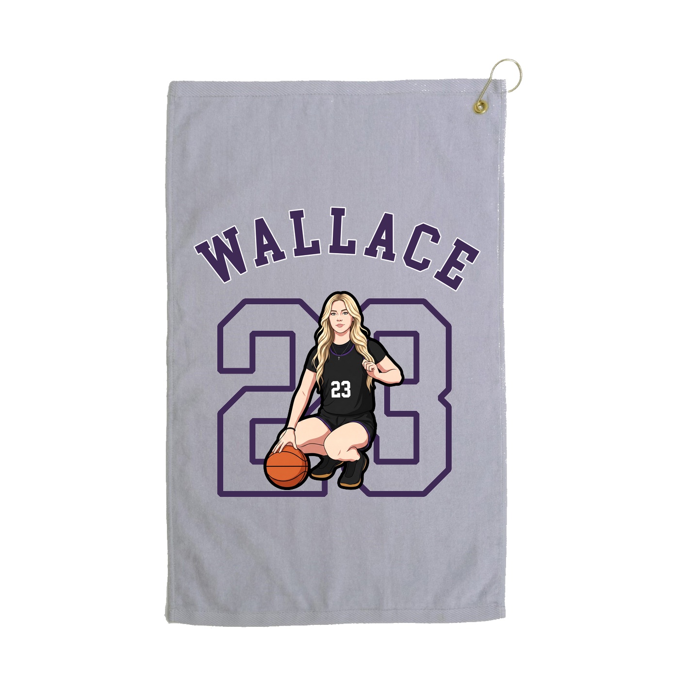 Golf Towel — Shirsey Arch in Grey
