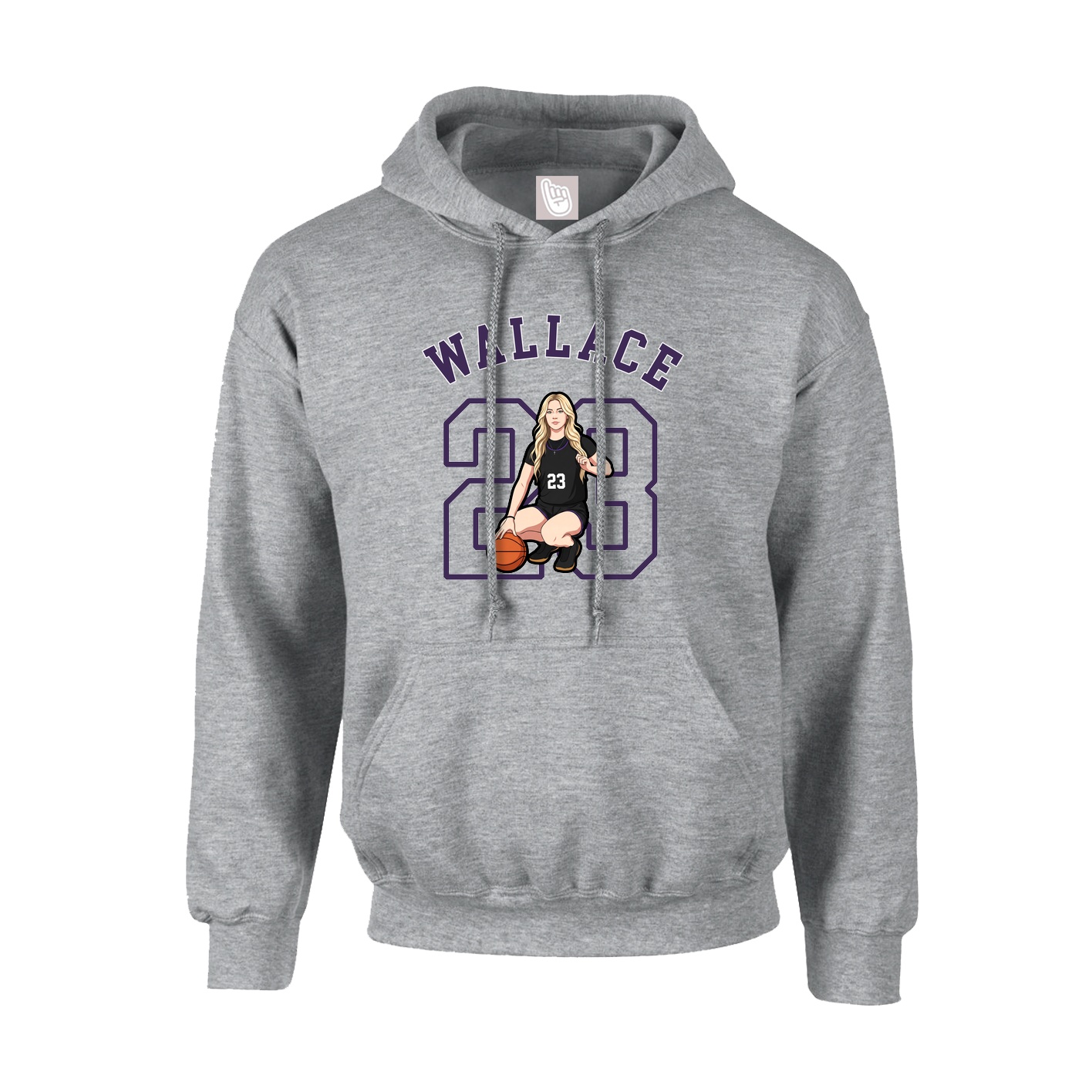 Hoodie — Shirsey Arch in Grey