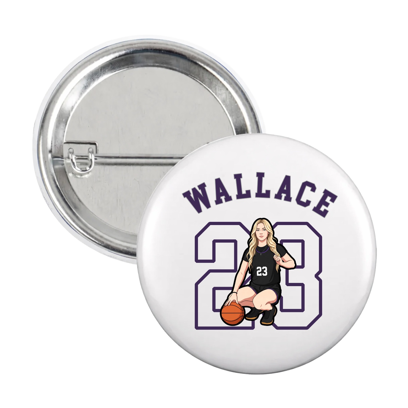 Game Day Button — Shirsey Arch in White