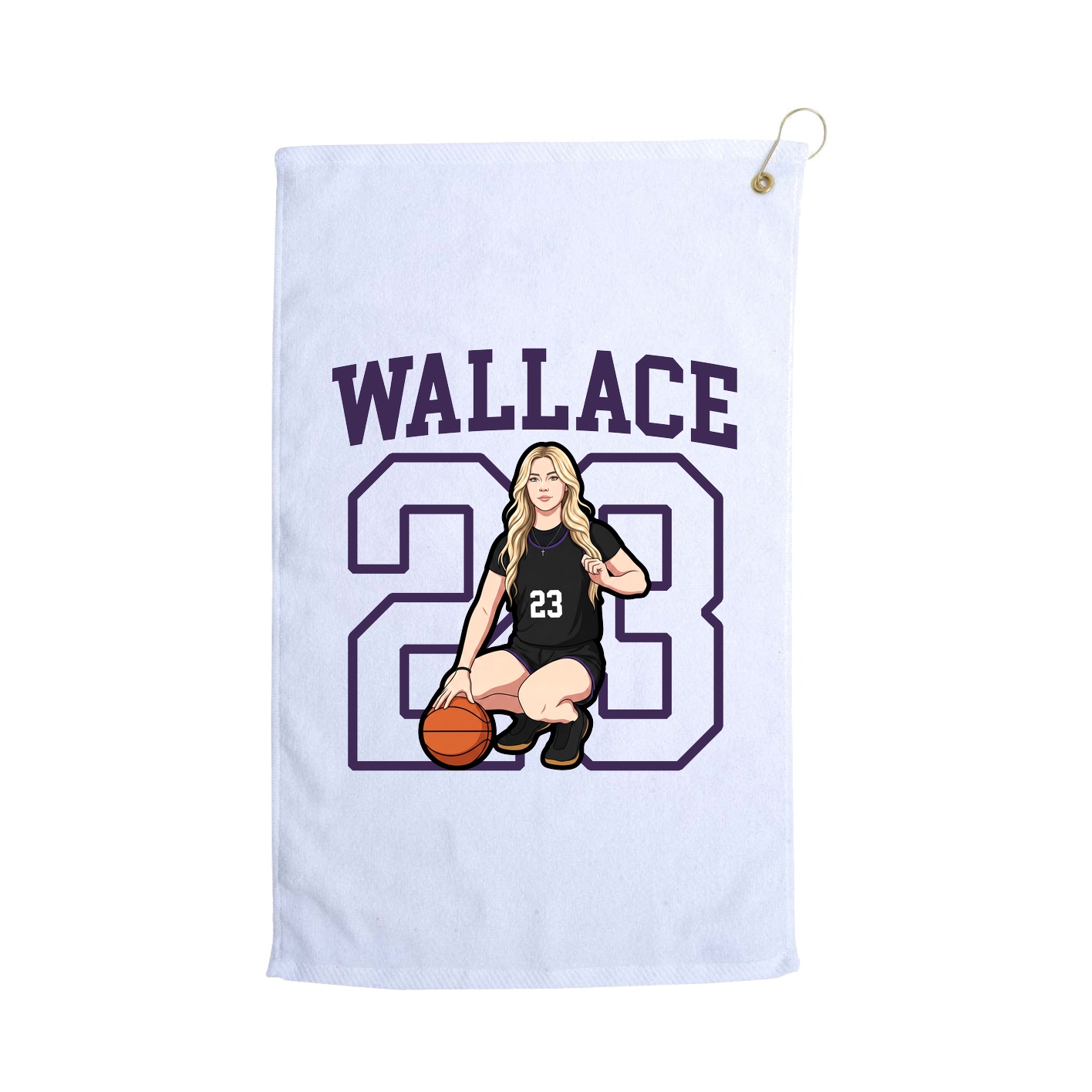 Golf Towel — Shirsey in White