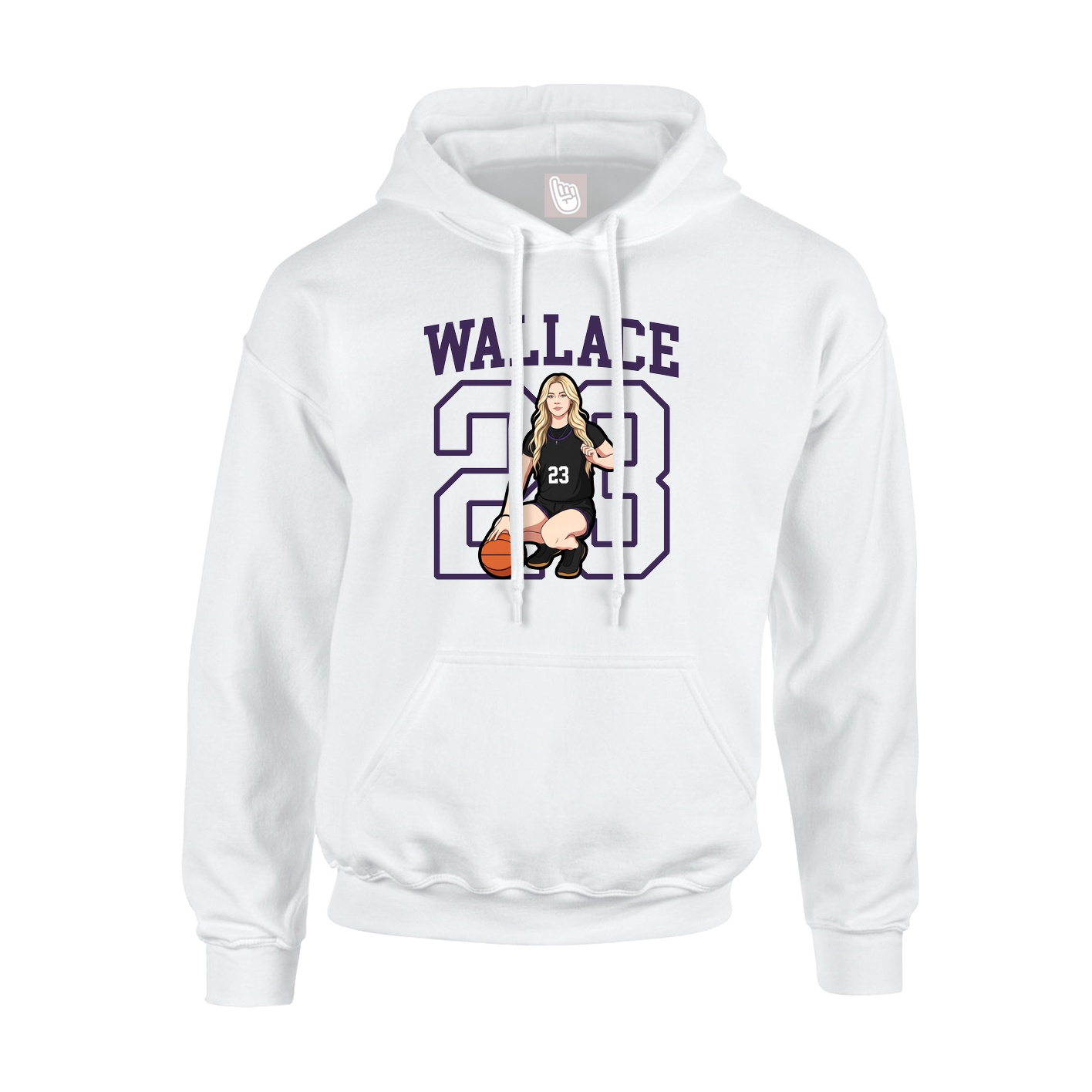 Hoodie — Shirsey in White