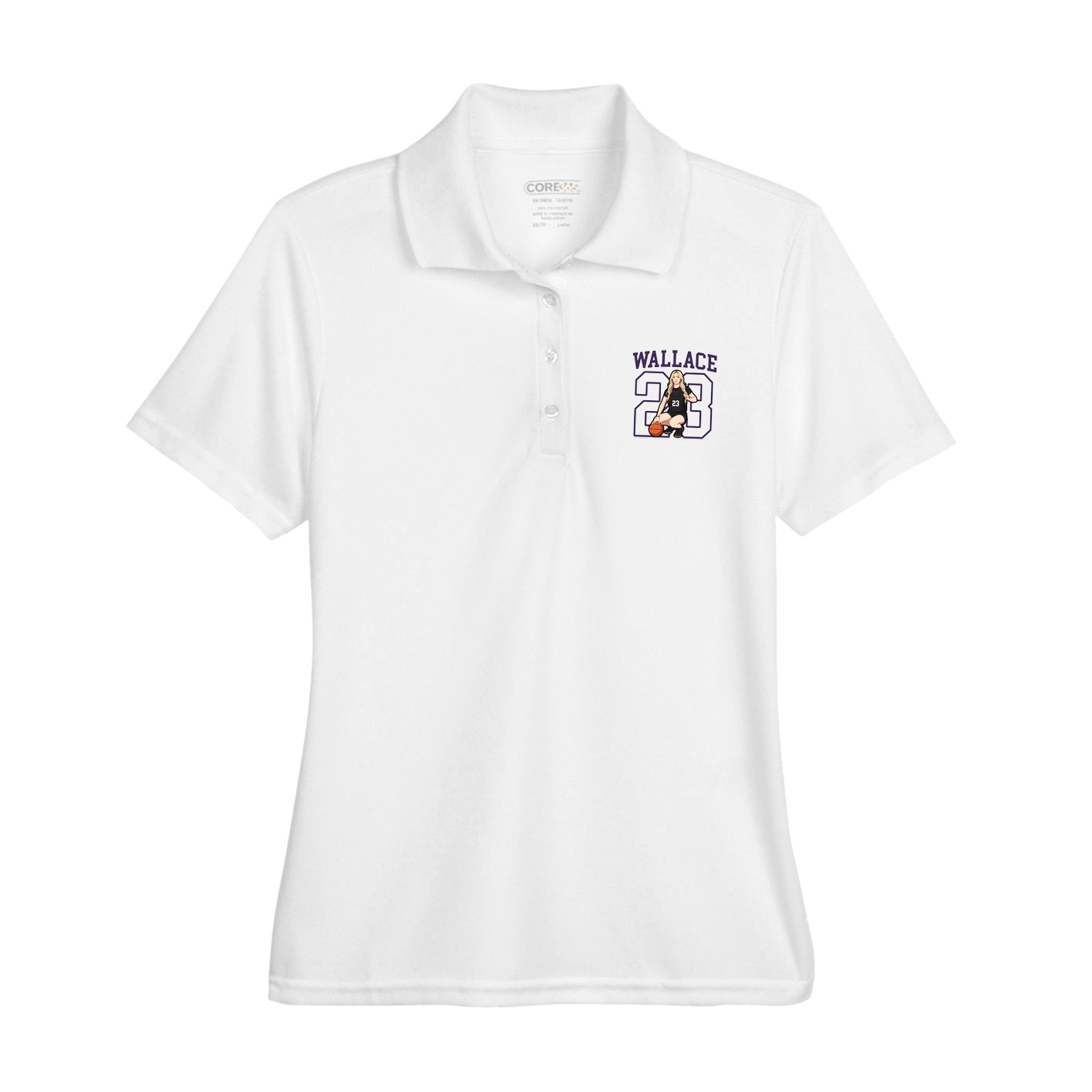 Womens Performance Polo — Shirsey in White