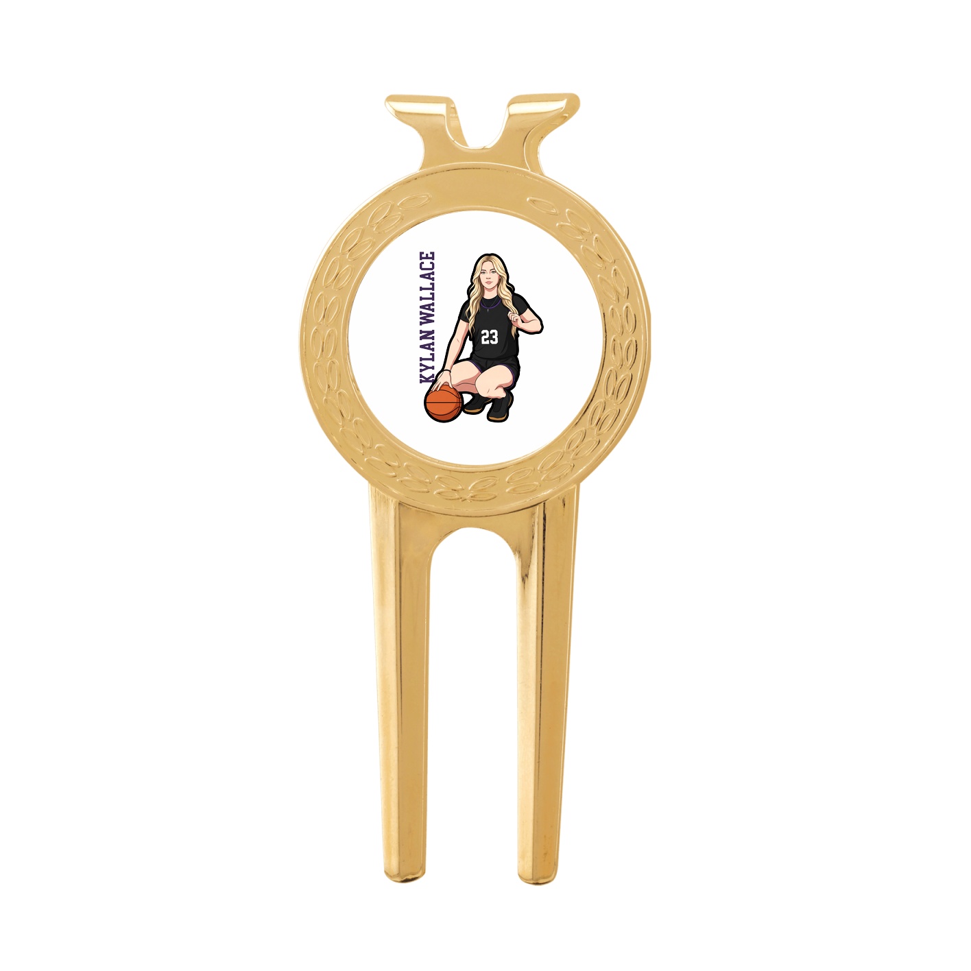 Divot Tool with Ball Marker — Name Vertical in Classic