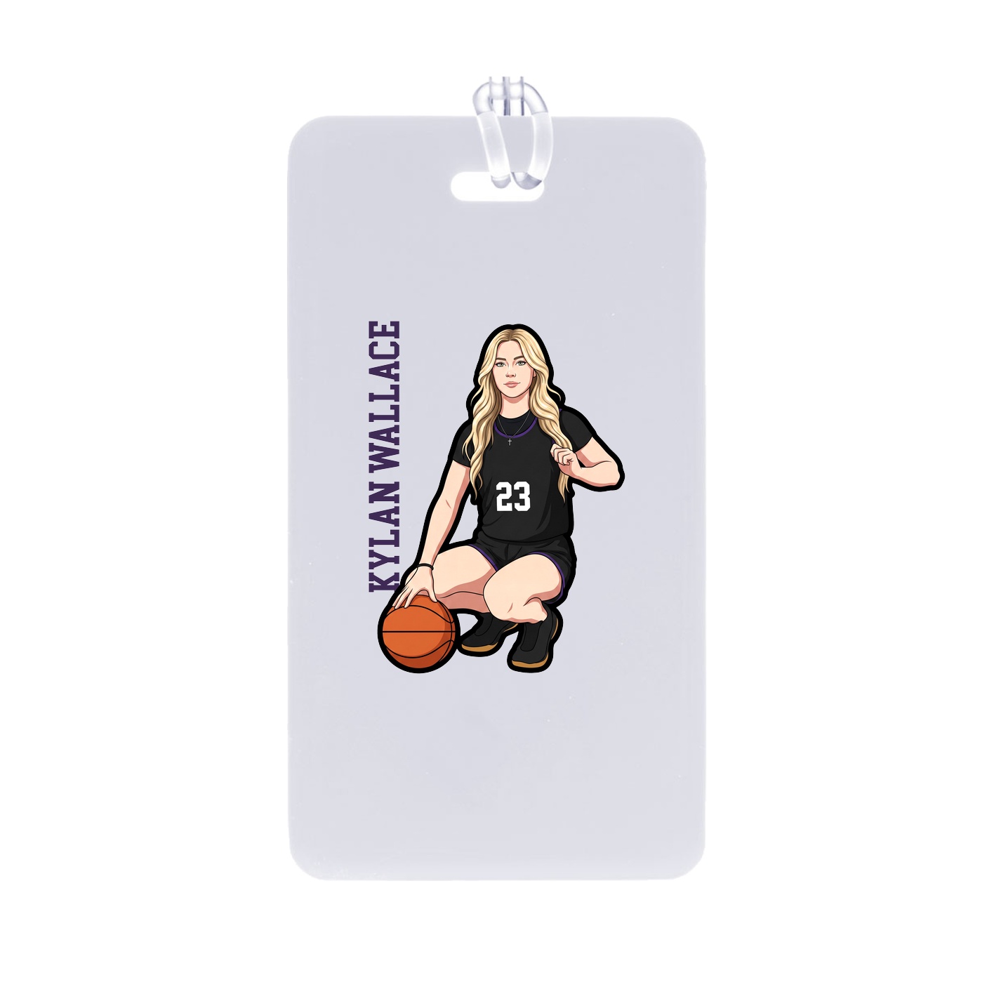 Bag Tag — Name Vertical in Classic