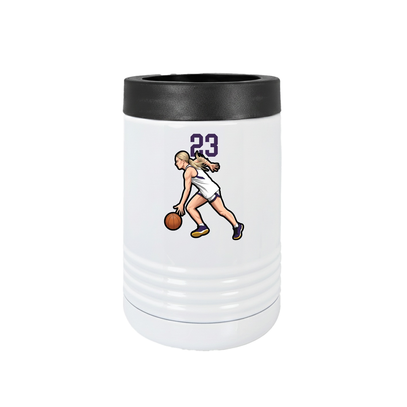 Beverage Holder — Number Top in White