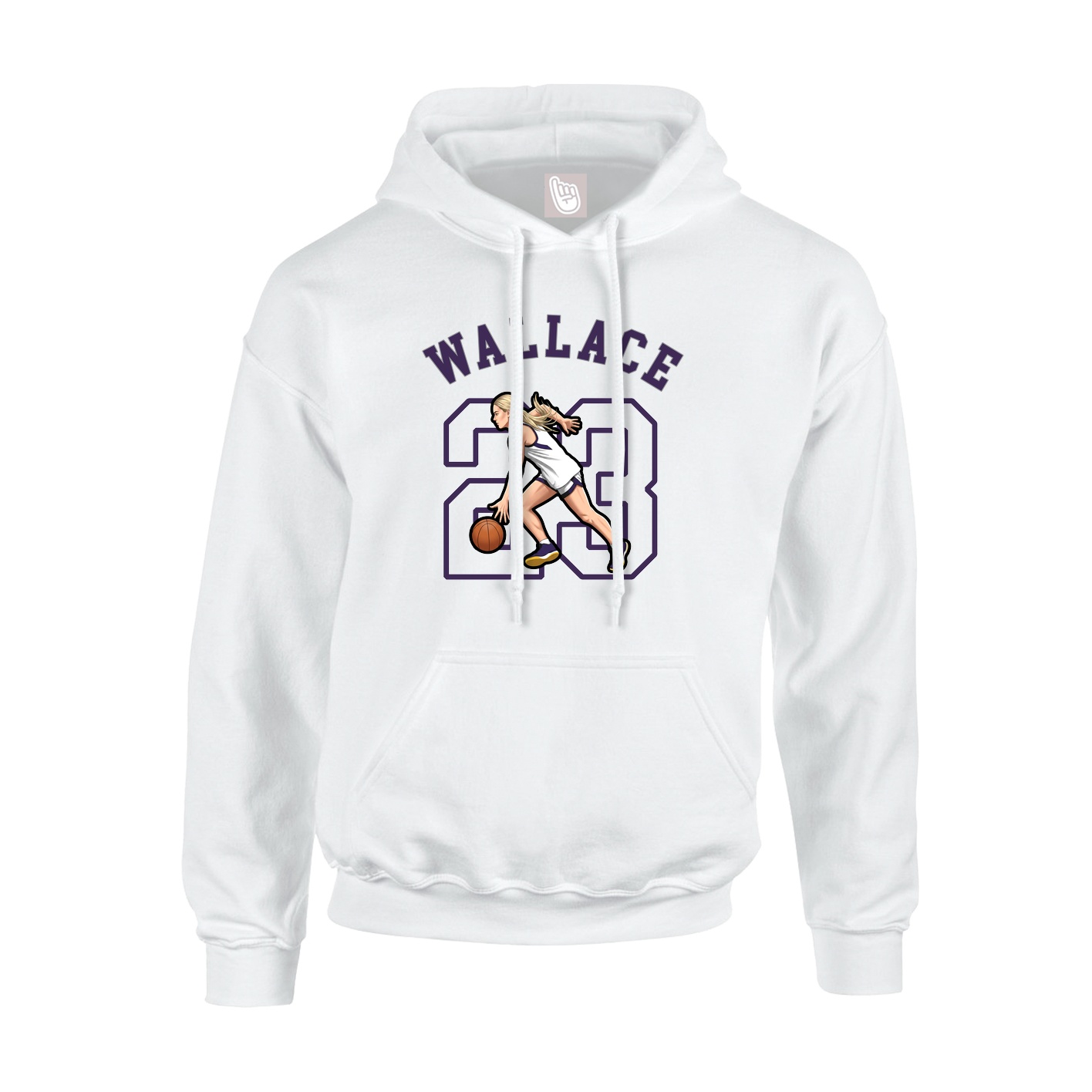 Hoodie — Shirsey Arch in White