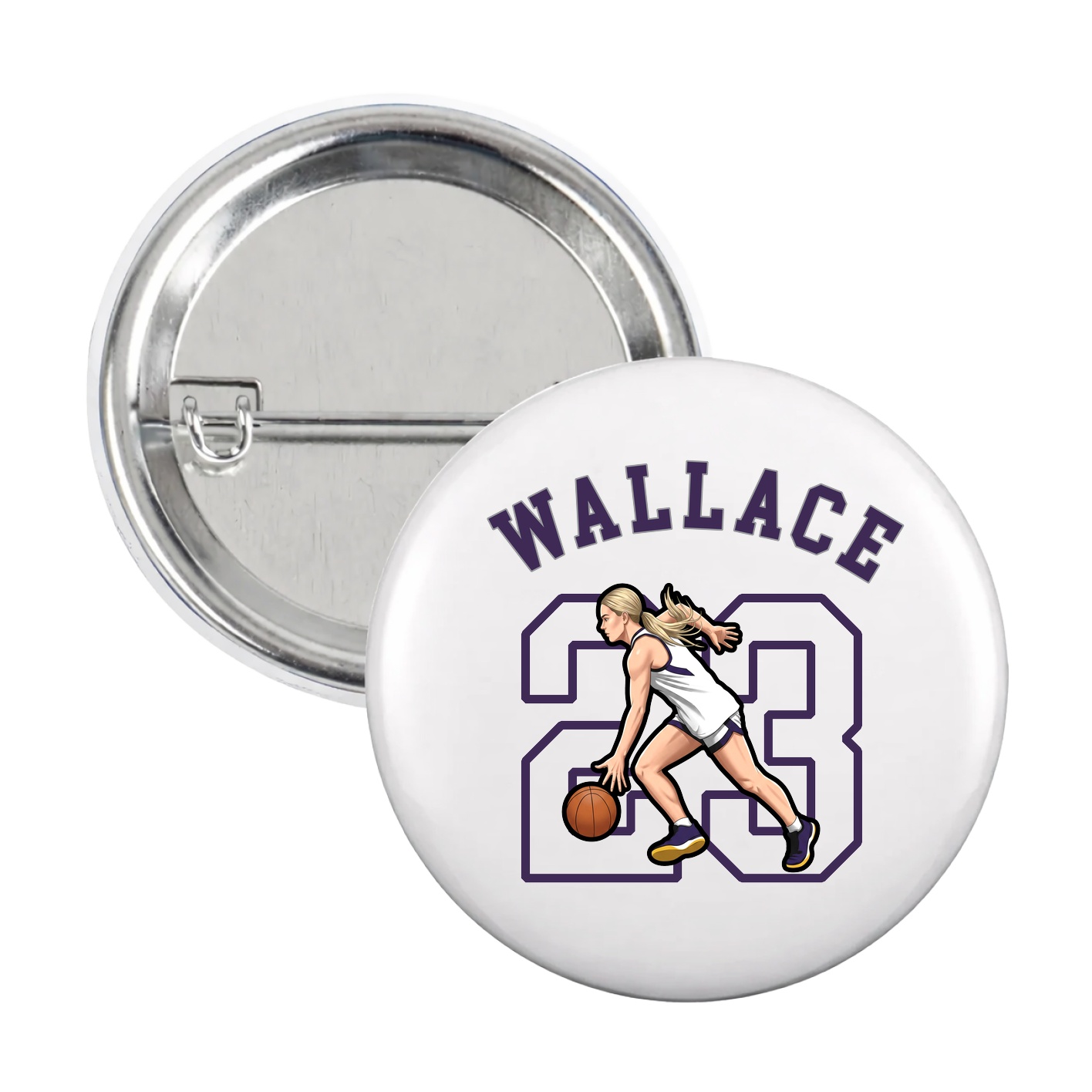 Game Day Button — Shirsey Arch in White