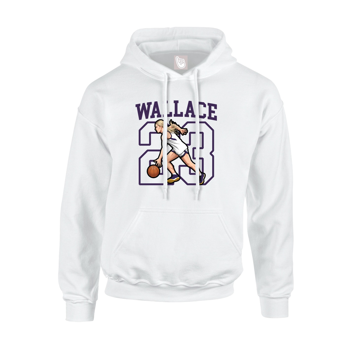 Hoodie — Shirsey in White
