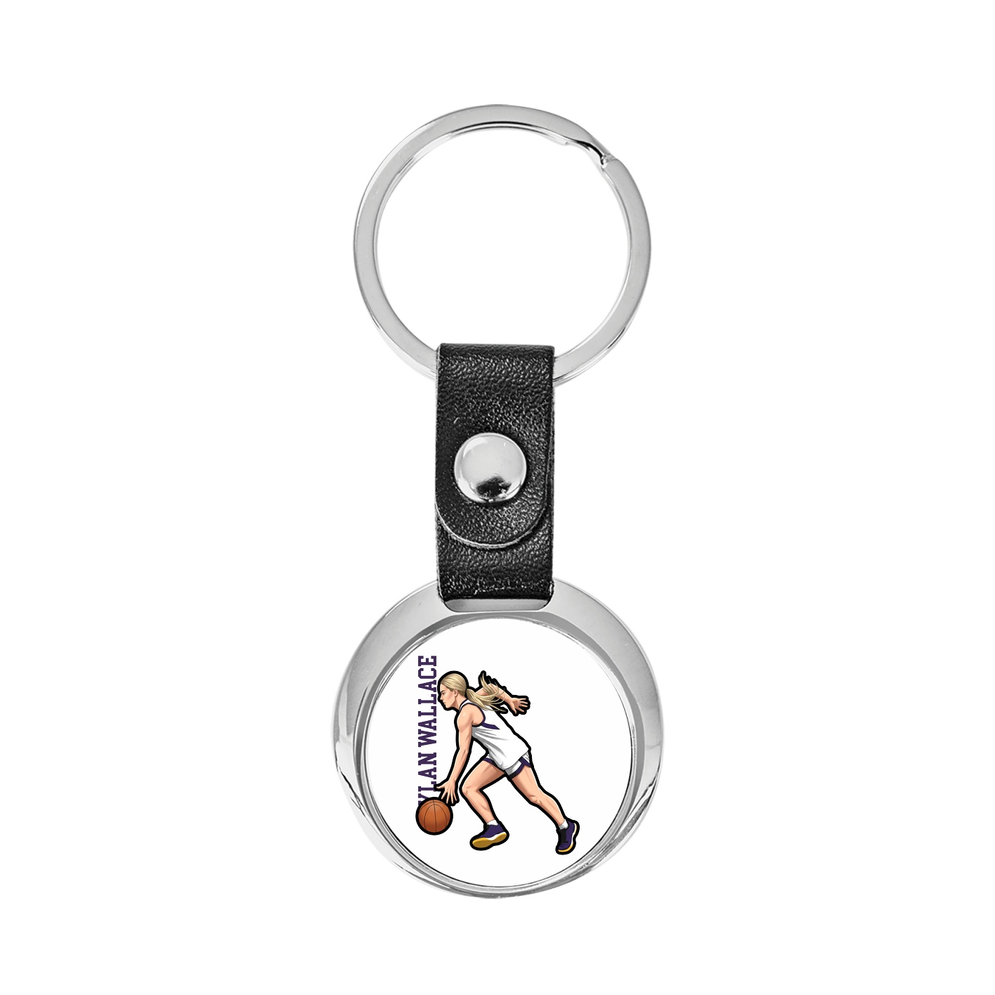 Key Chain — Name Vertical in Classic