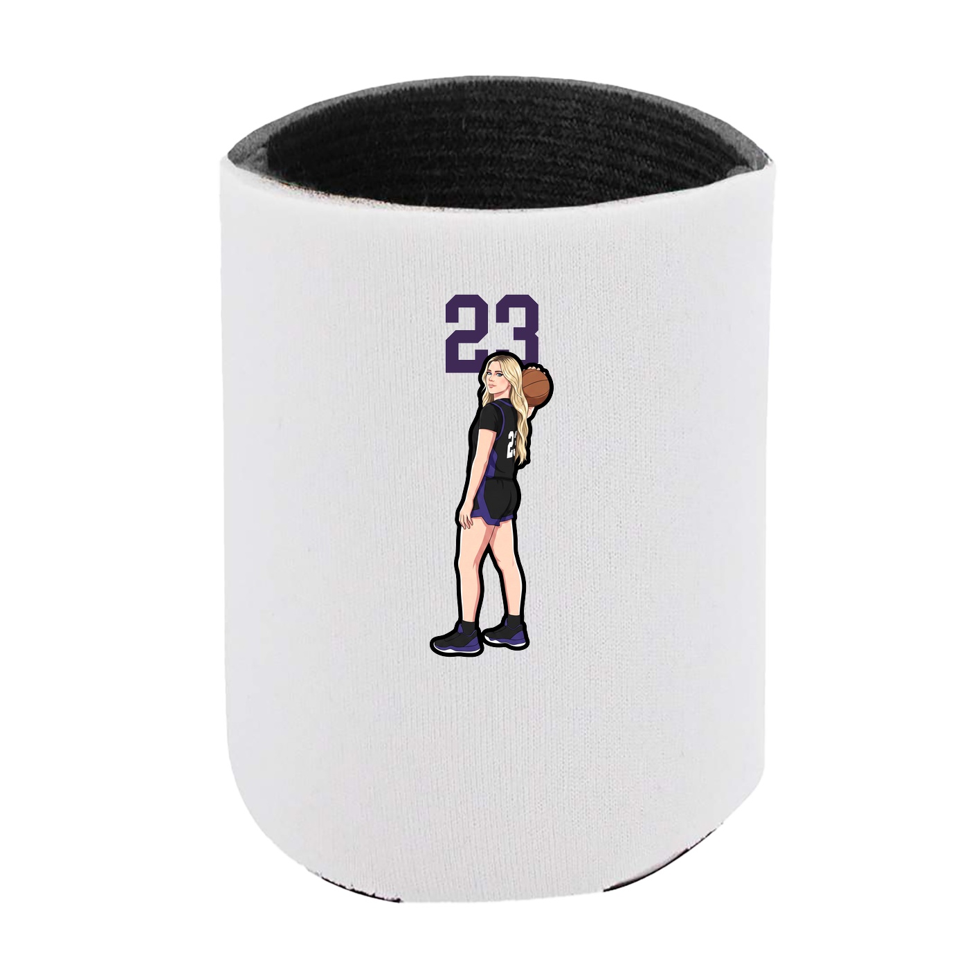 Can Holder — Number Top in White