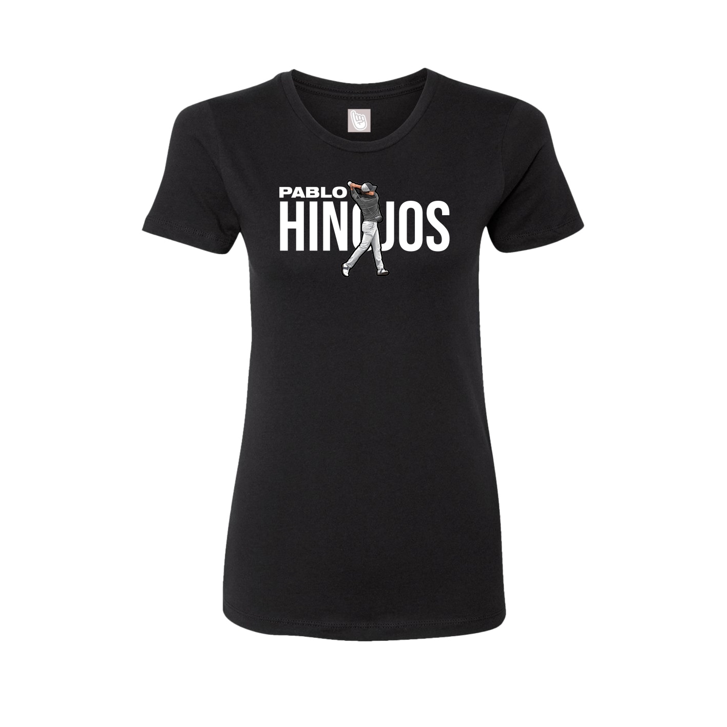 Womens Tee — Player Name in Black