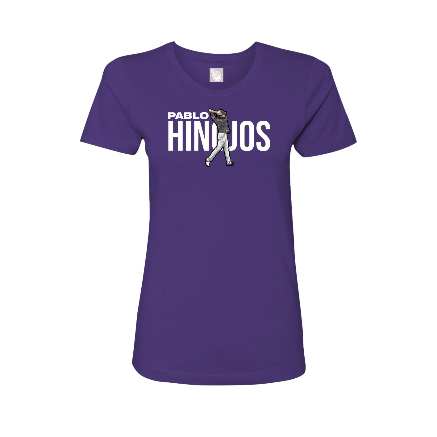 Womens Tee — Player Name in Purple
