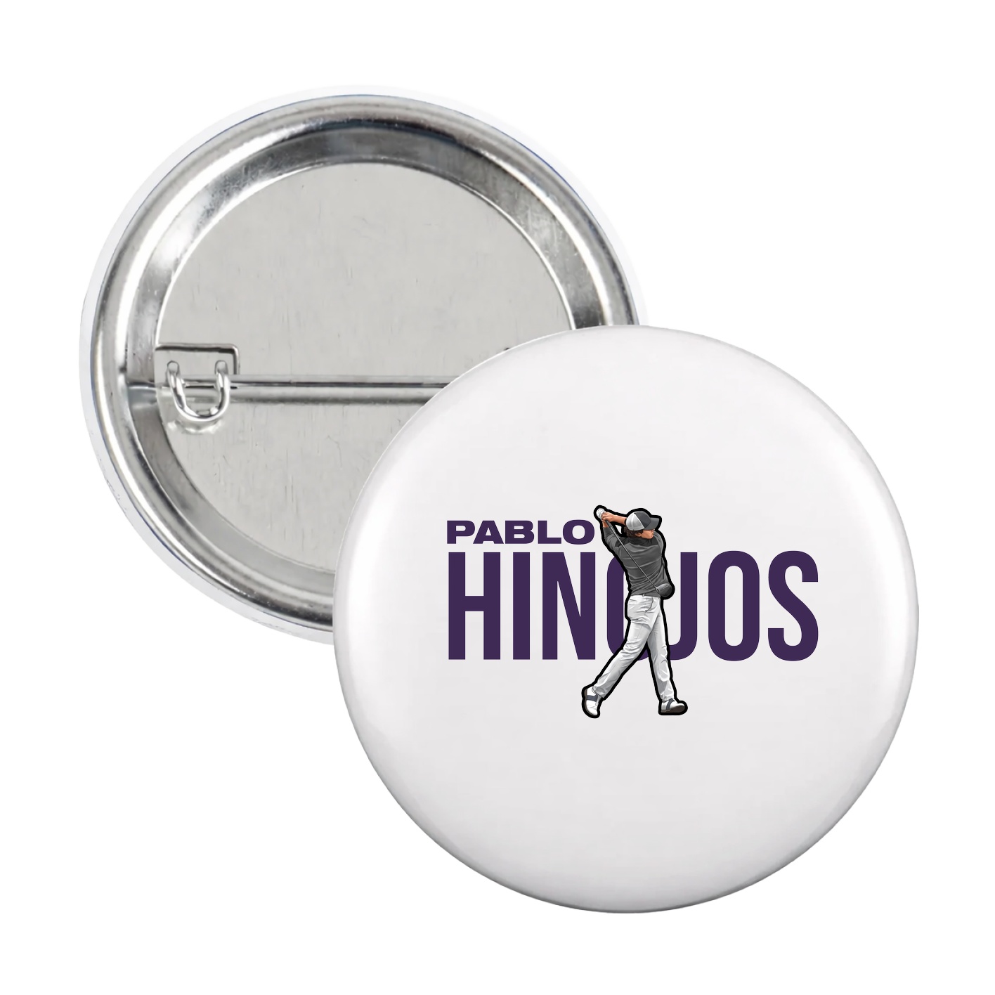 Game Day Button — Player Name in White