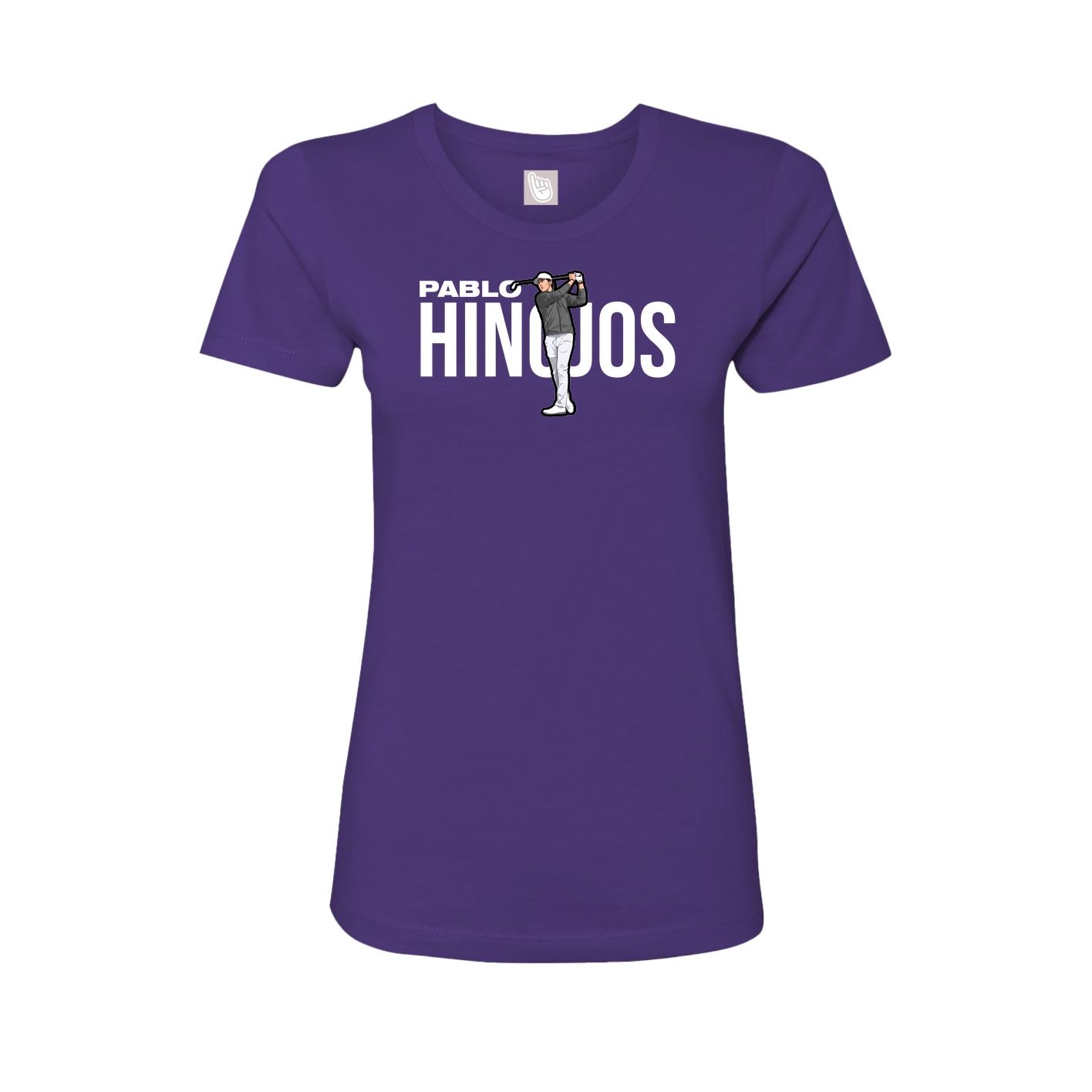 Womens Tee — Player Name in Purple