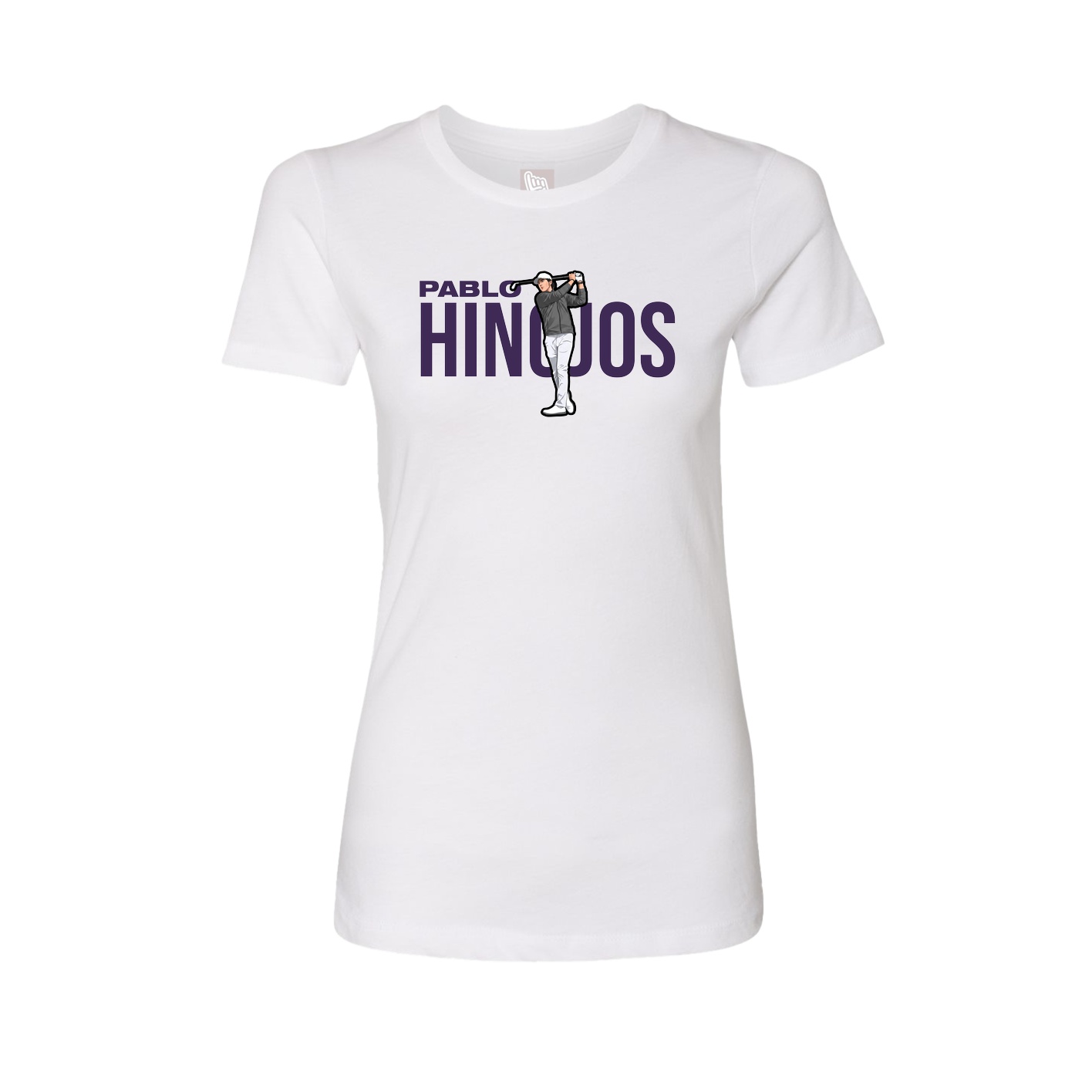 Womens Tee — Player Name in White