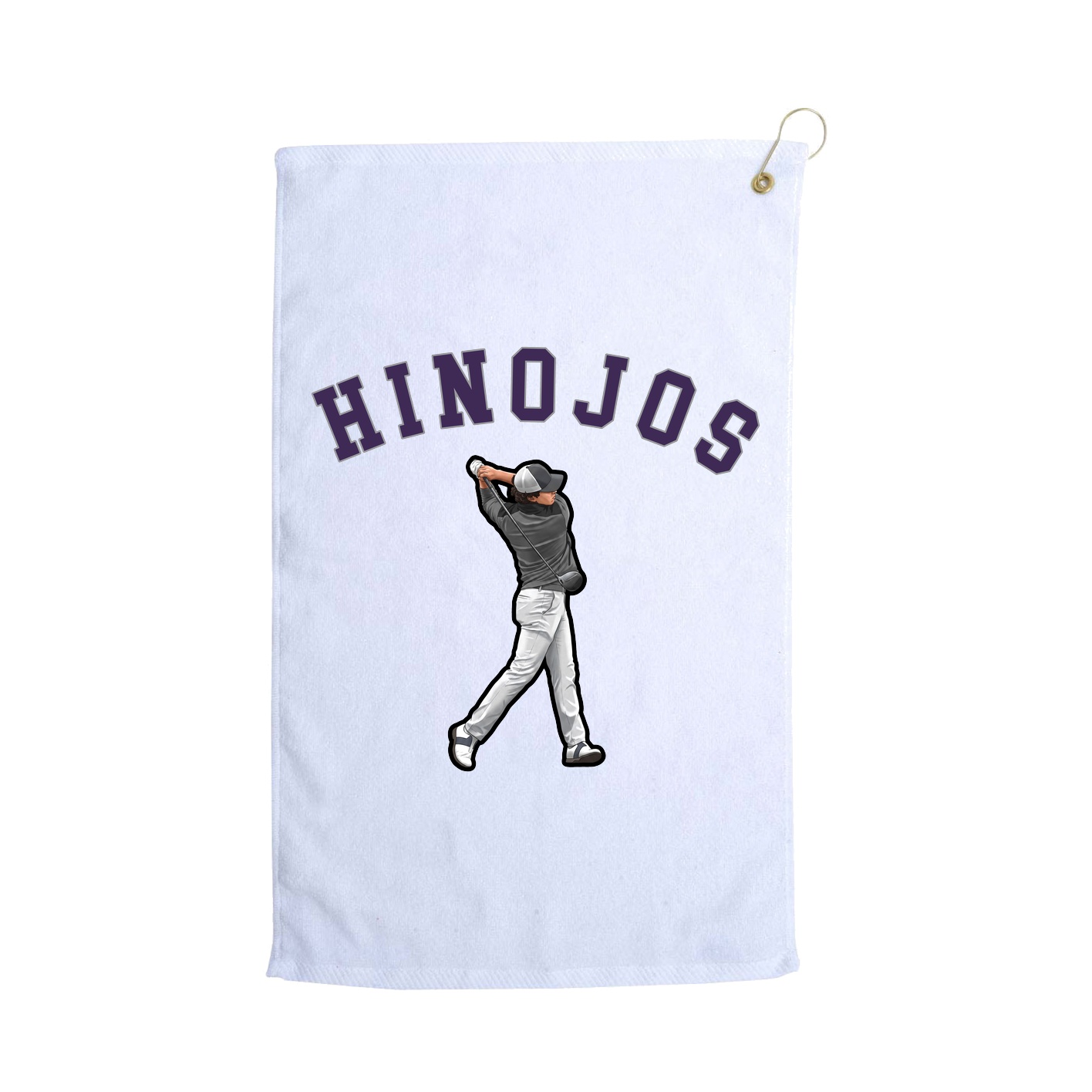 Golf Towel — Shirsey Arch in White