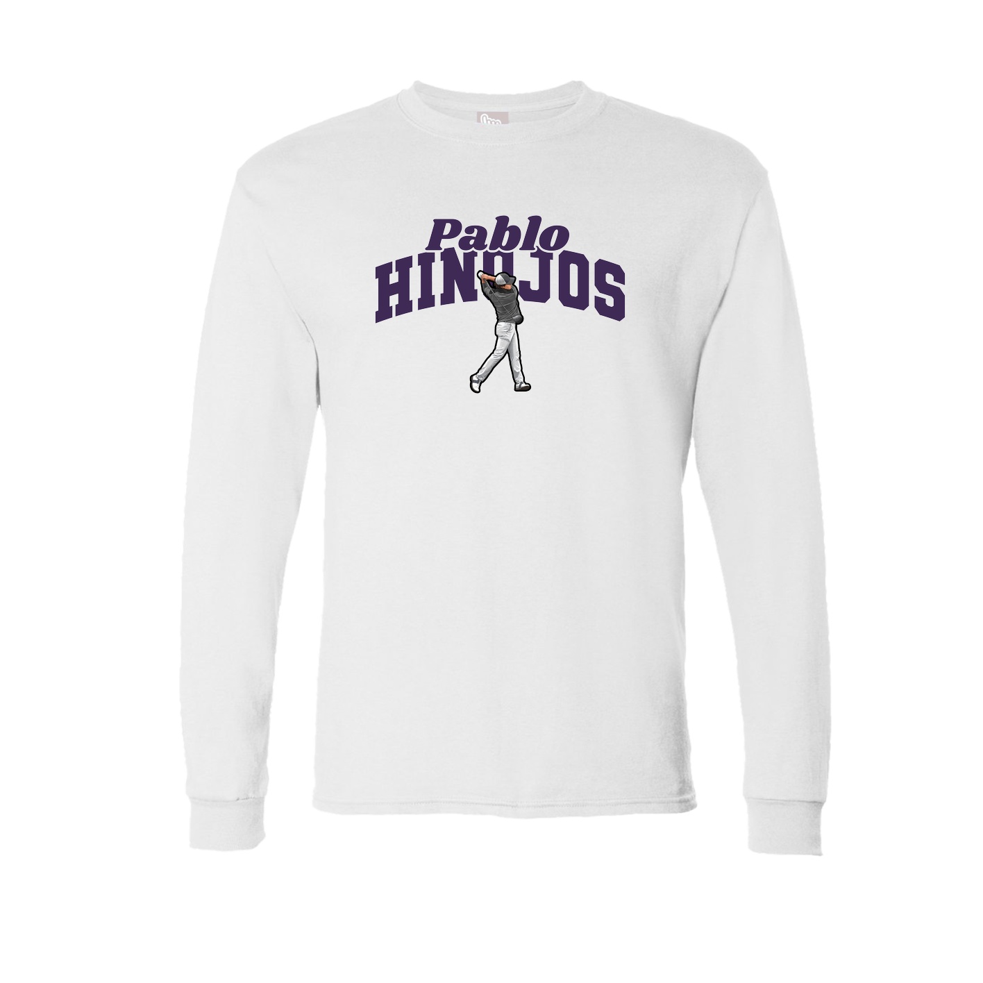 Long Sleeve Tee — Signature Arch in White