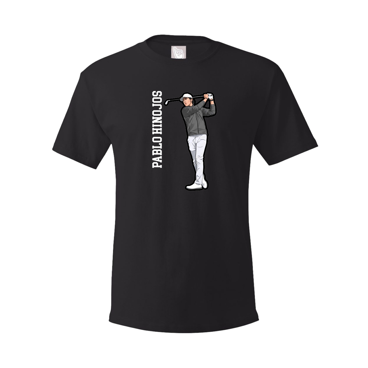 Youth Tee — Name Vertical in Black