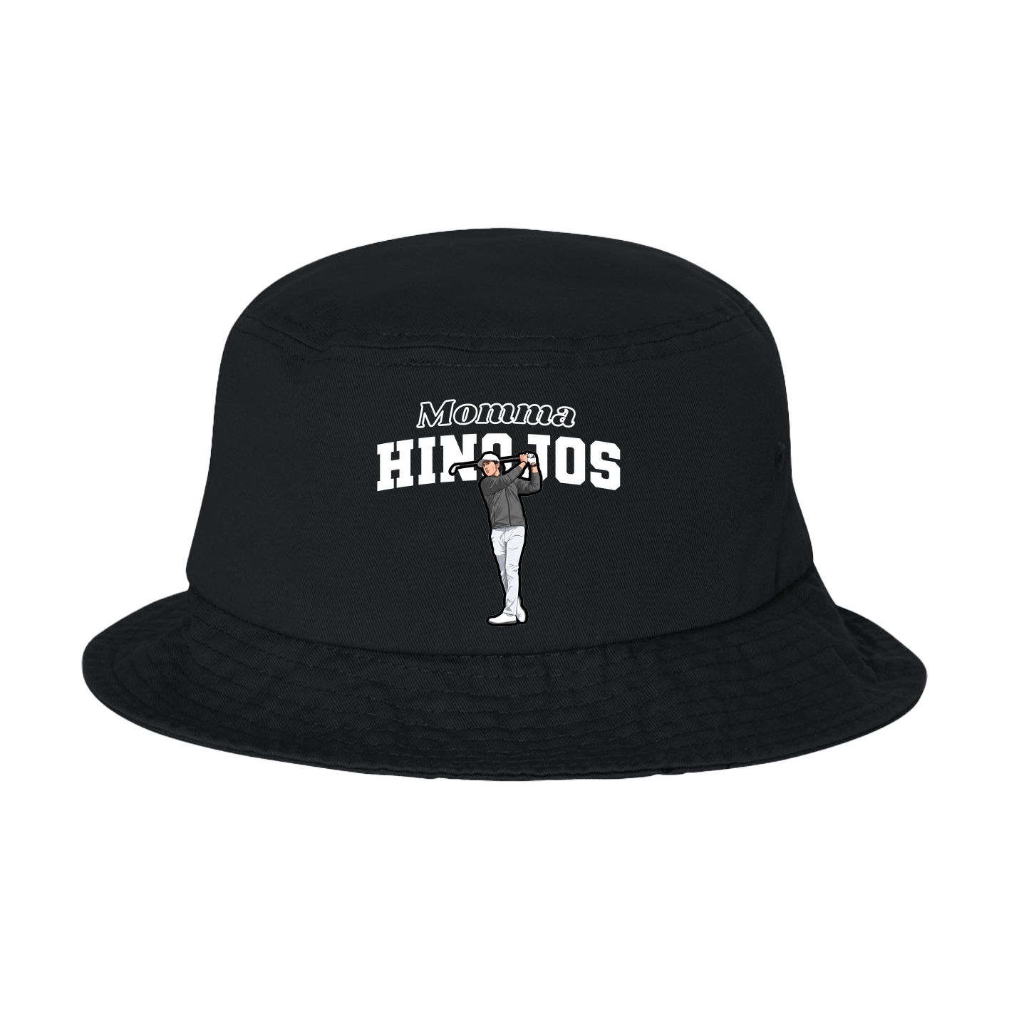 Bucket Cap — Mothers Day Block in Black