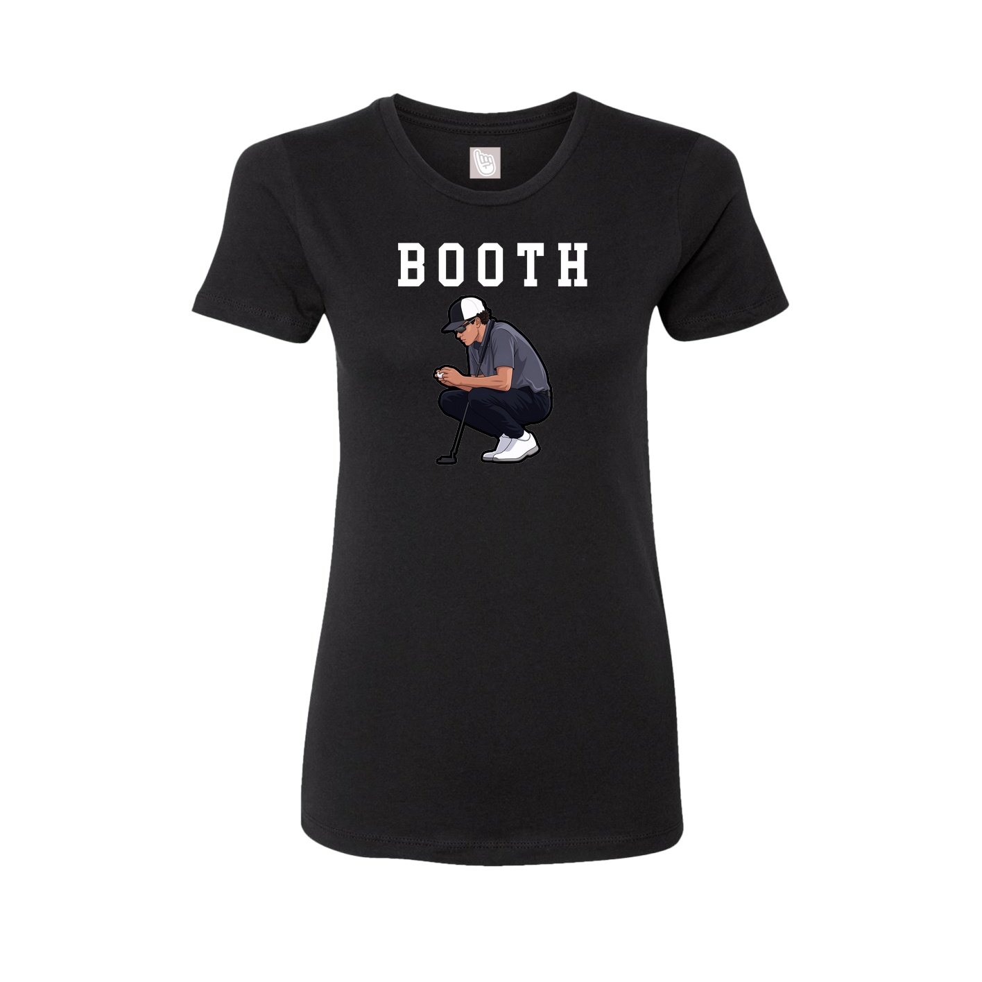 Fitted Women's Tee — Shirsey in Black