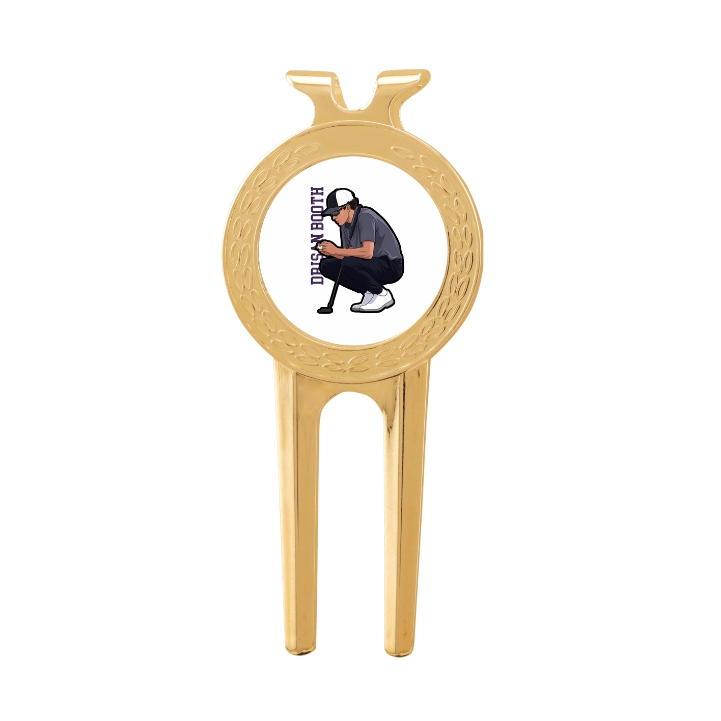 Divot Tool with Ball Marker — Name Vertical in Classic