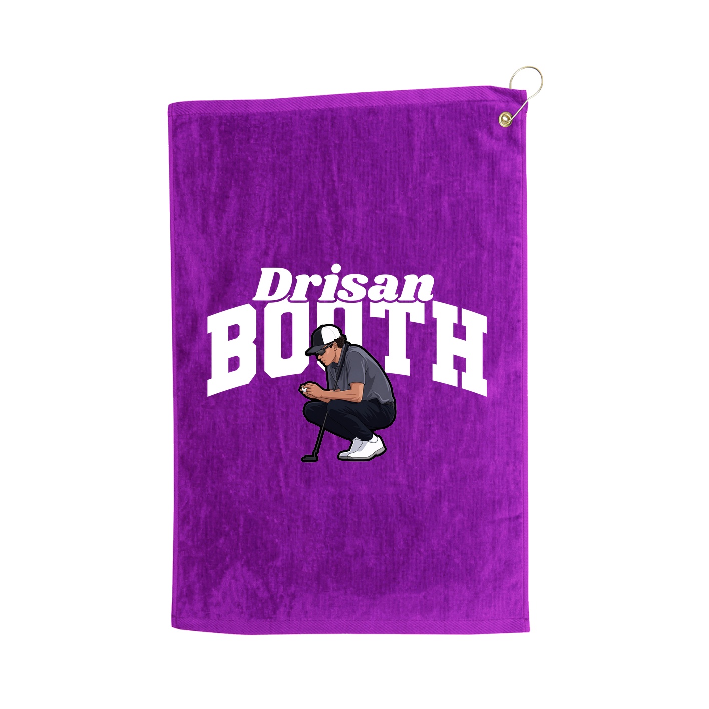 Golf Towel — Signature Arch in Purple
