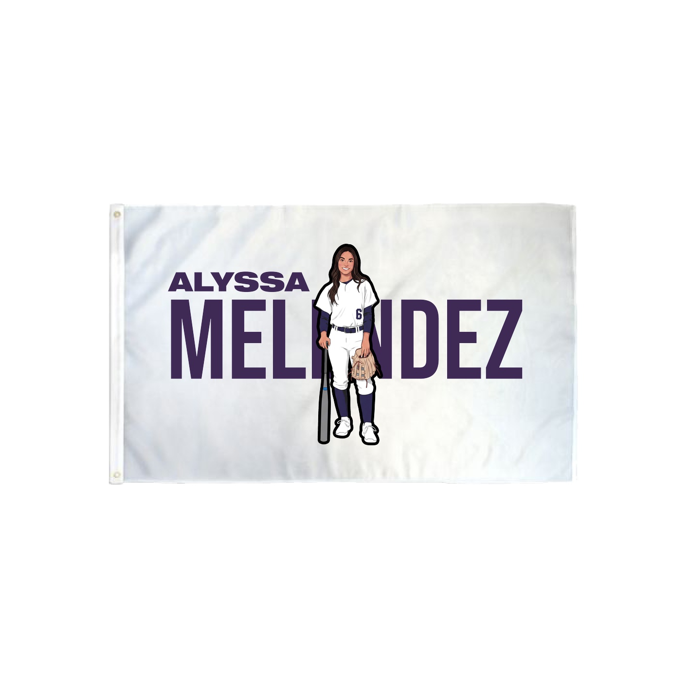 3x5 Flag — Player Name in Classic