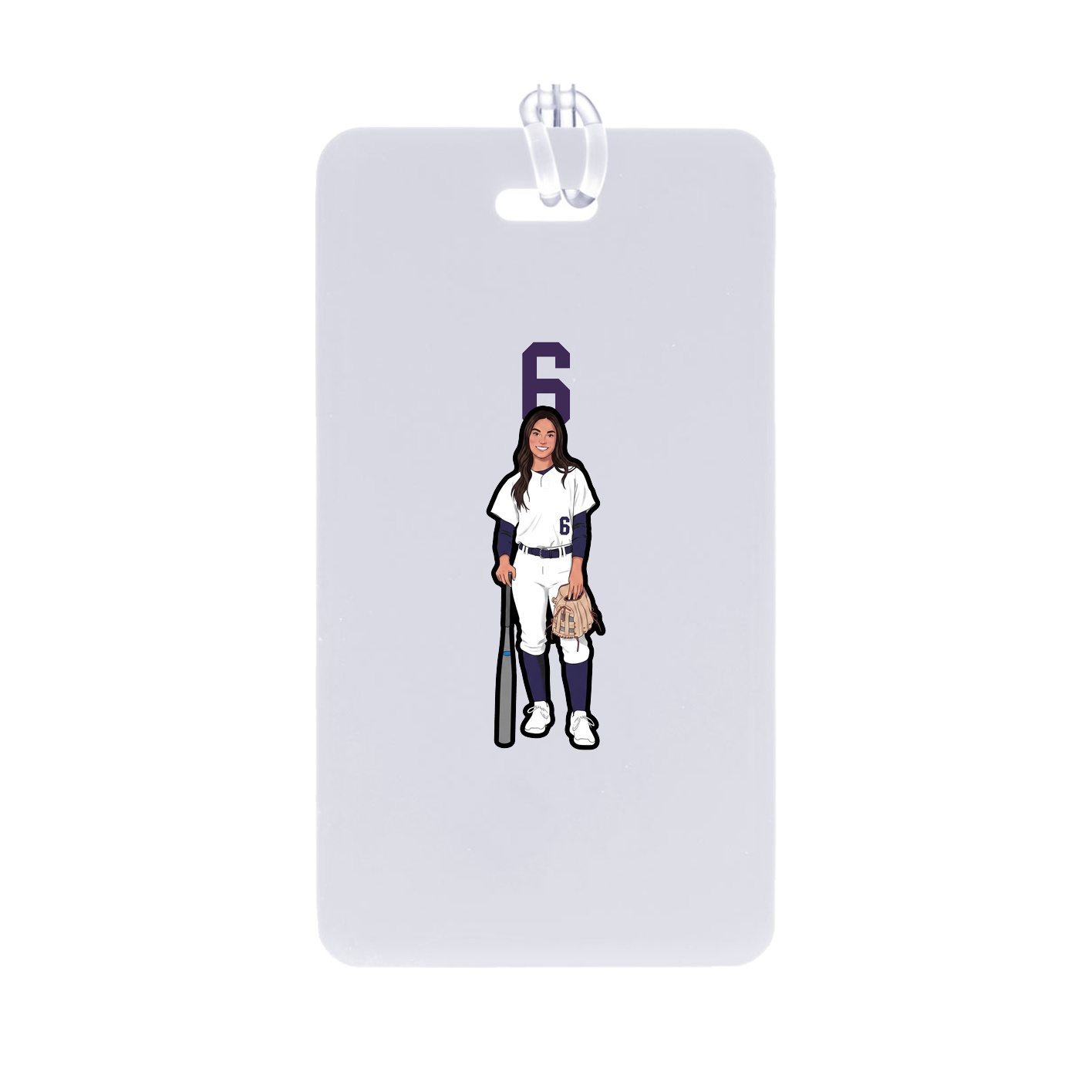 Bag Tag — Number Top in Classic