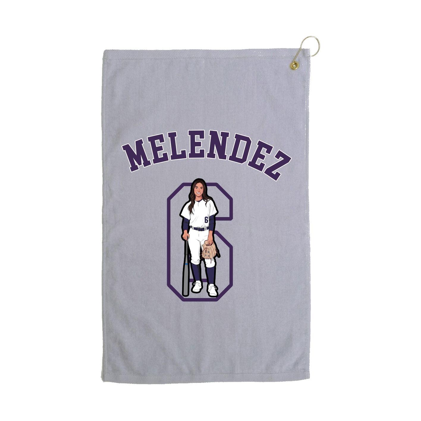 Golf Towel — Shirsey Arch in Grey