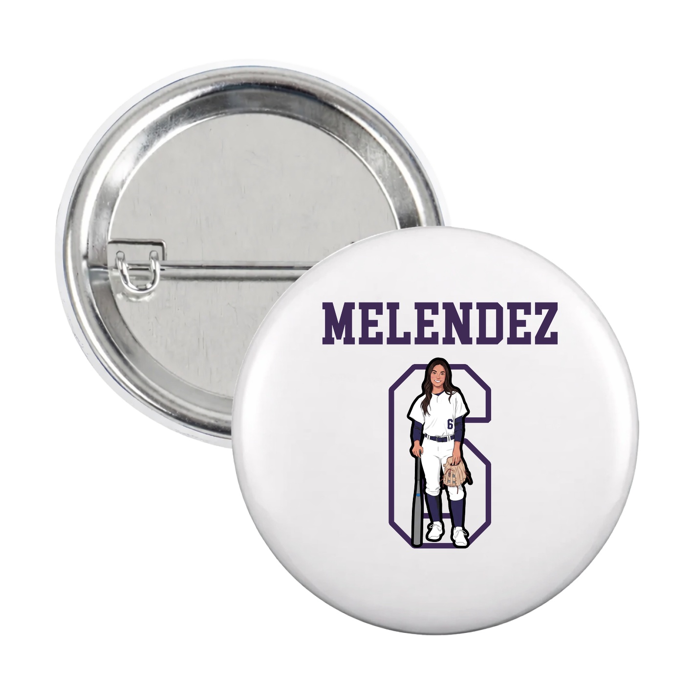 Game Day Button — Shirsey in White